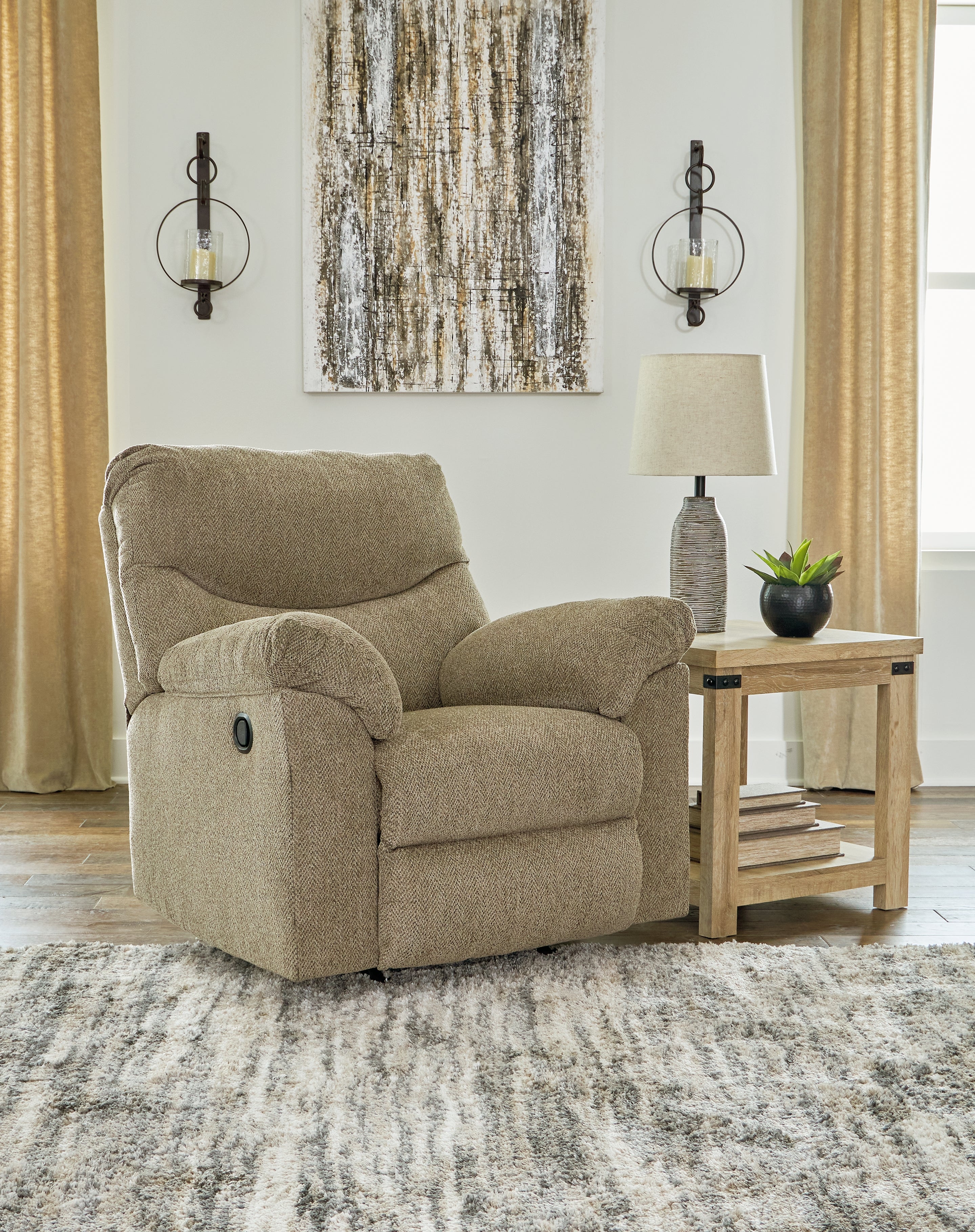 A2Z Furniture - Ashley Furniture - Alphons Living Room - Rocker Recliner / Briar - 2820225