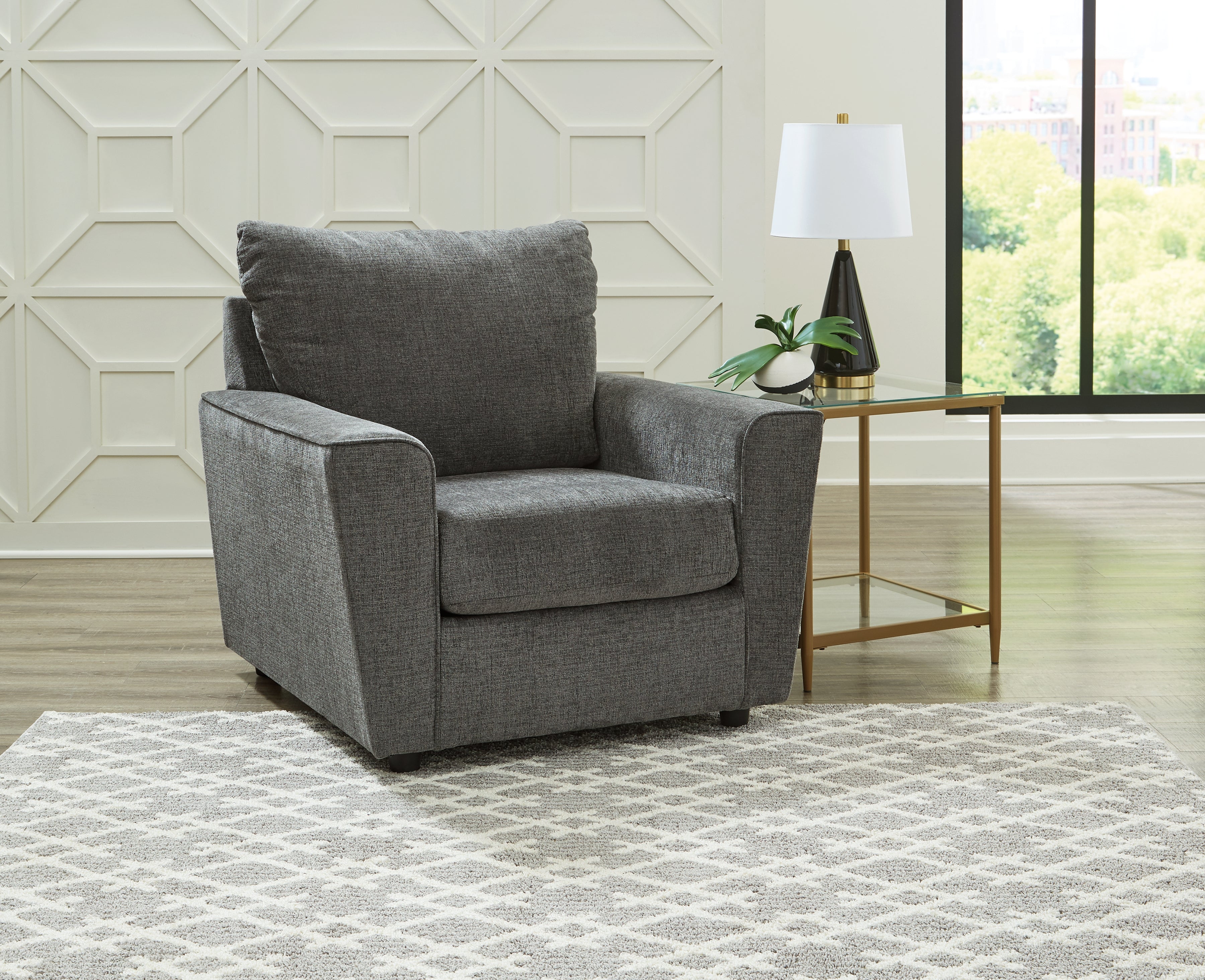 A2Z Furniture - Ashley Furniture - Stairatt Living Room - Chair / Gravel - 2850220