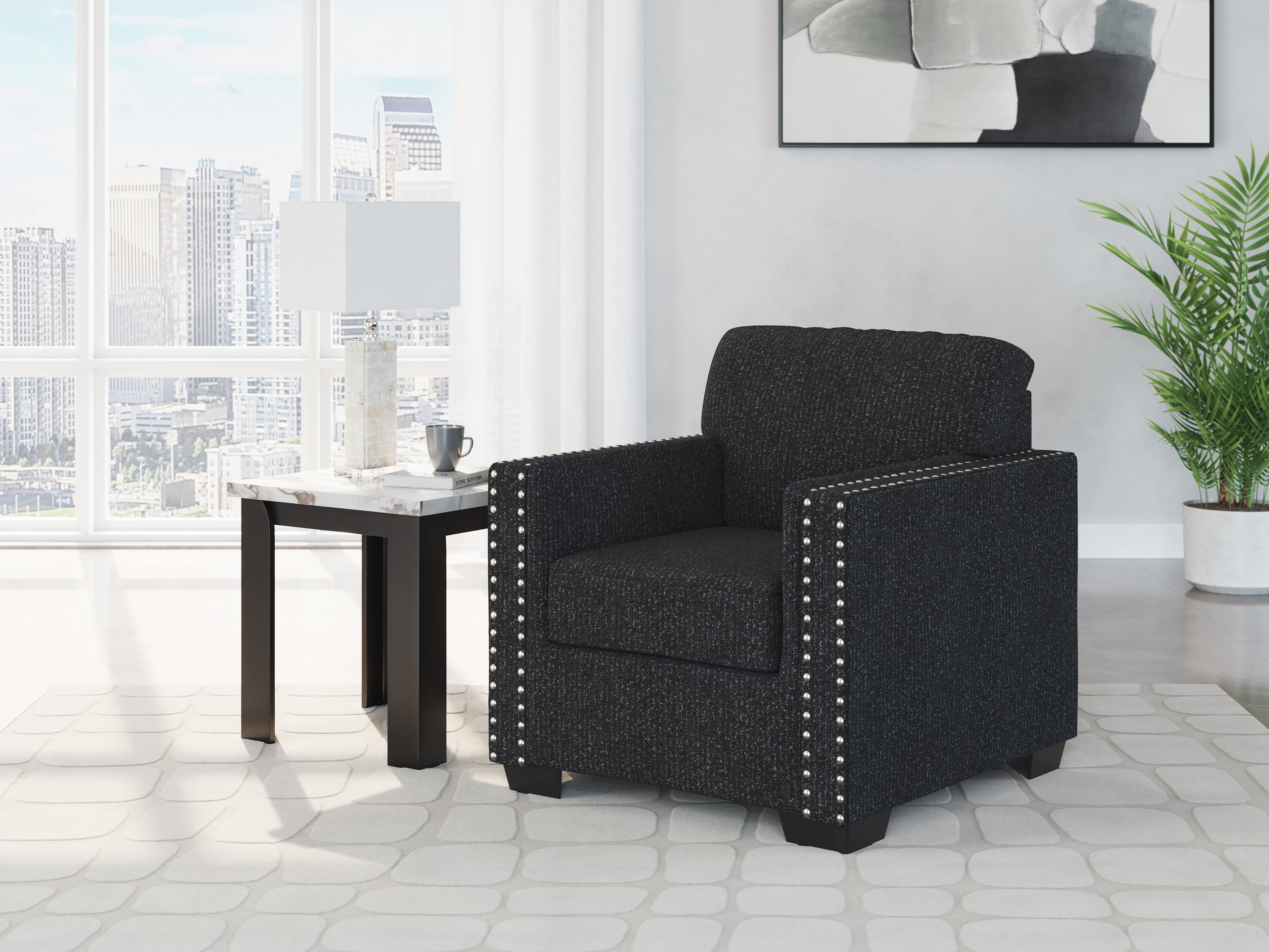 A2Z Furniture - Ashley Furniture - Jasmine Peaks Living Room - Chair / Coal - 2890420
