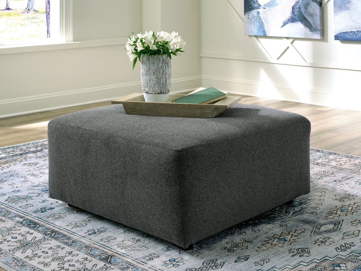 A2Z Furniture - Ashley Furniture - Edenfield Living Room - Oversized Accent Ottoman / Charcoal - 2900308