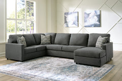 A2Z Furniture - Ashley Furniture - Edenfield Sectional - LAF 3-Piece Sectional with Chaise / Linen - 29004S2