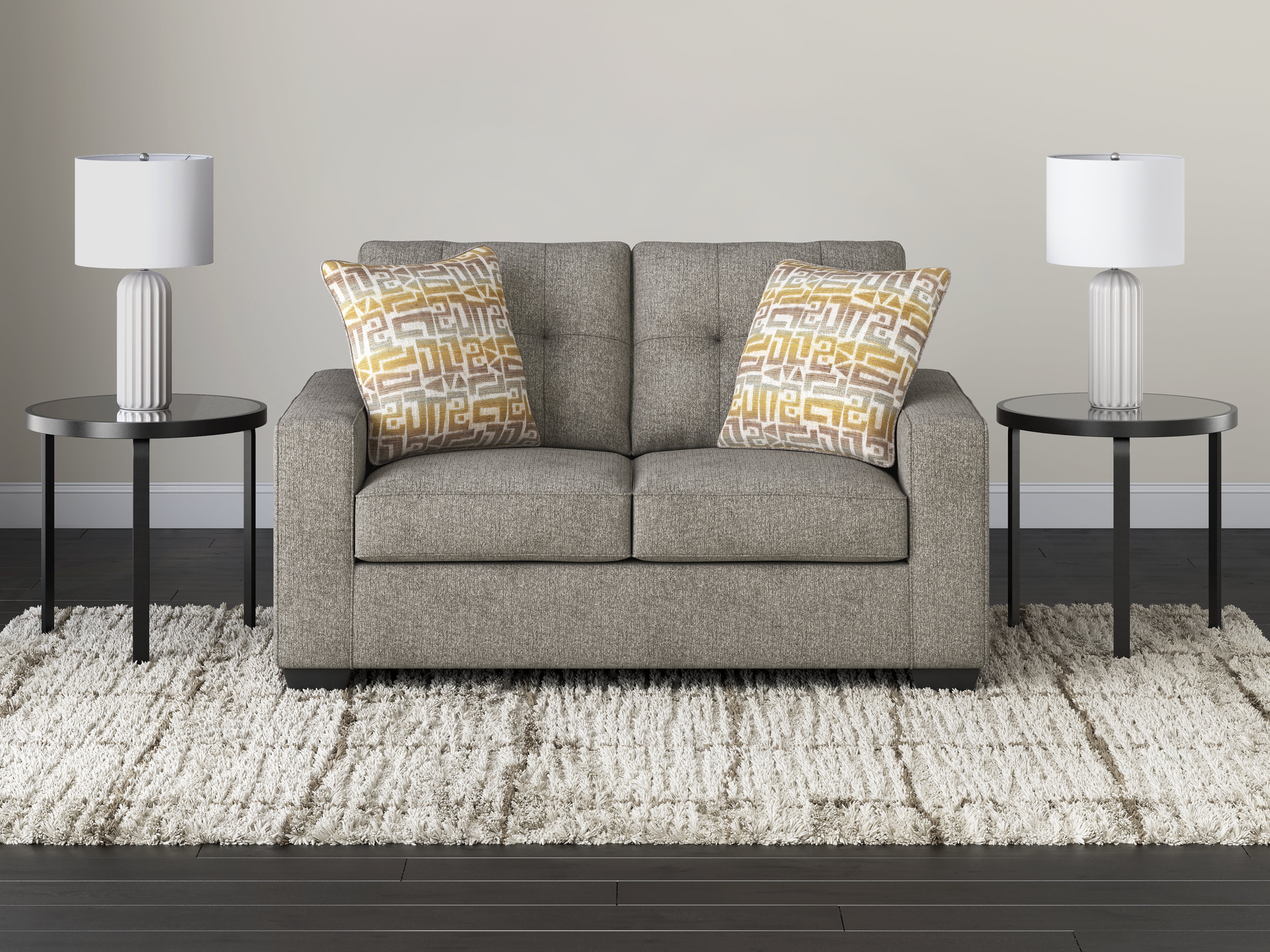 A2Z Furniture - Ashley Furniture - Larimer Living Room - Loveseat / Iron - PC2920435