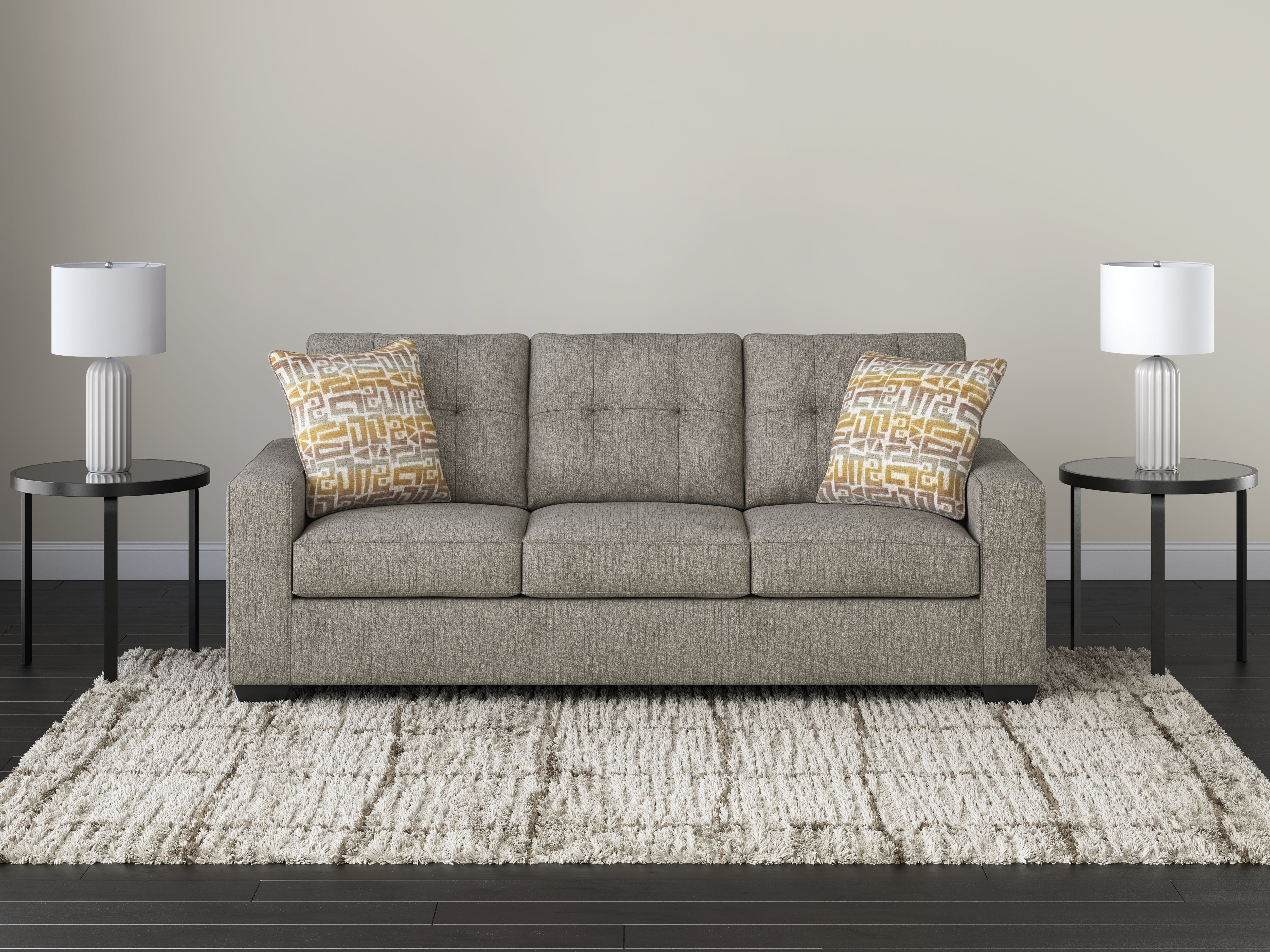 A2Z Furniture - Ashley Furniture - Larimer Living Room - Queen Sofa Sleeper / Iron - PC2920439