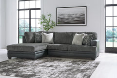 A2Z Furniture - Ashley Furniture - Brixley Pier Sectional - LAF 2-Piece Sectional with Chaise / Graphite - 29906S2