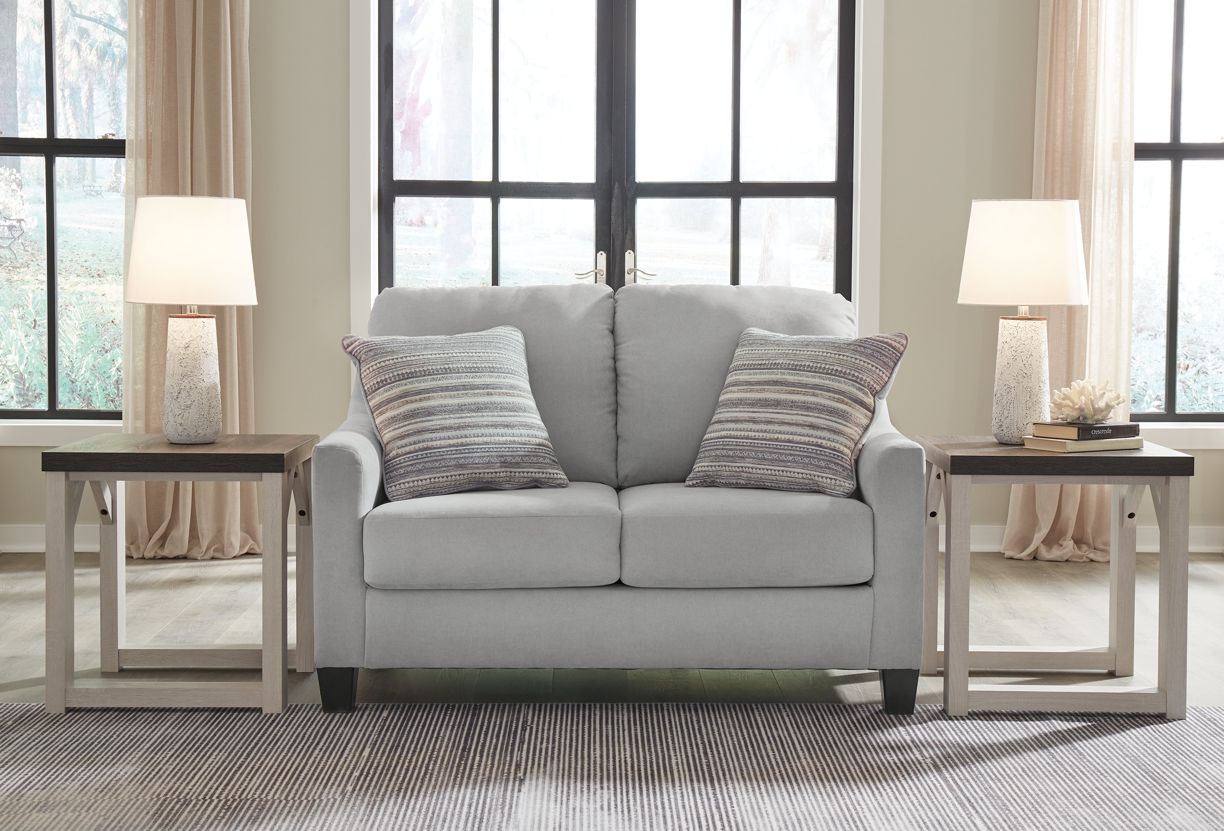 A2Z Furniture - Ashley Furniture - Adlai Living Room - Loveseat / Shadow - 3010335