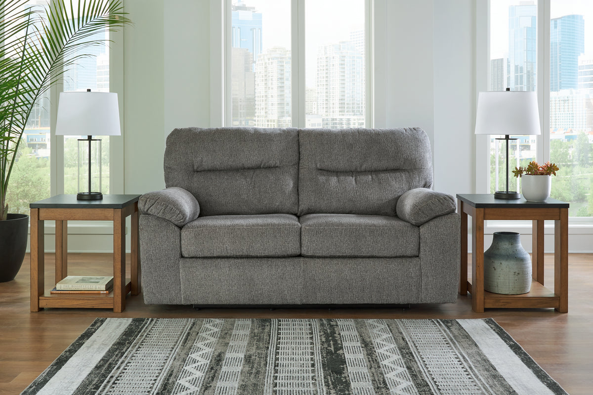 A2Z Furniture - Ashley Furniture - Bindura Living Room - Glider Loveseat / Mineral - 3030578