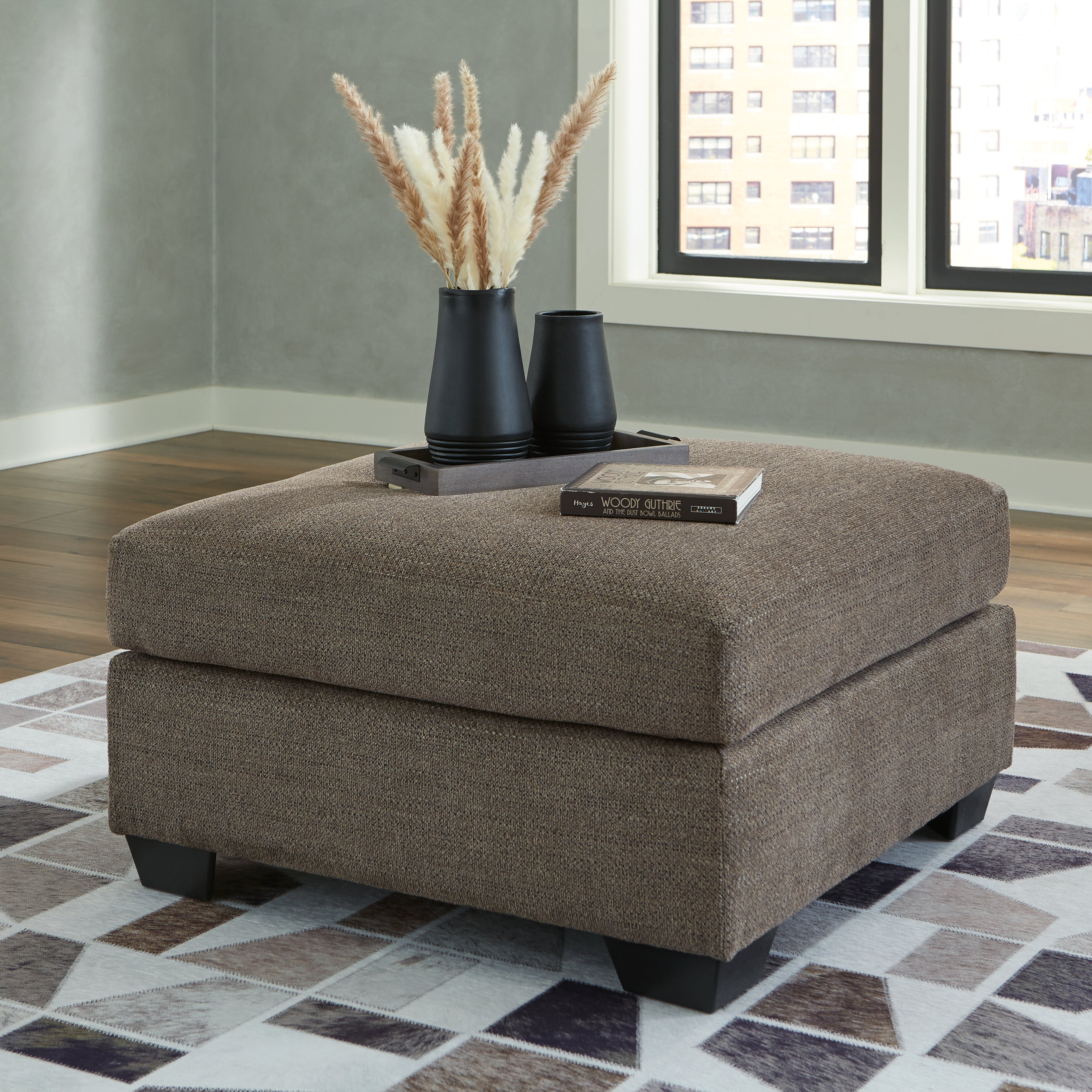 A2Z Furniture - Ashley Furniture - Mahoney Living Room - Oversized Accent Ottoman / Chocolate - 3100508