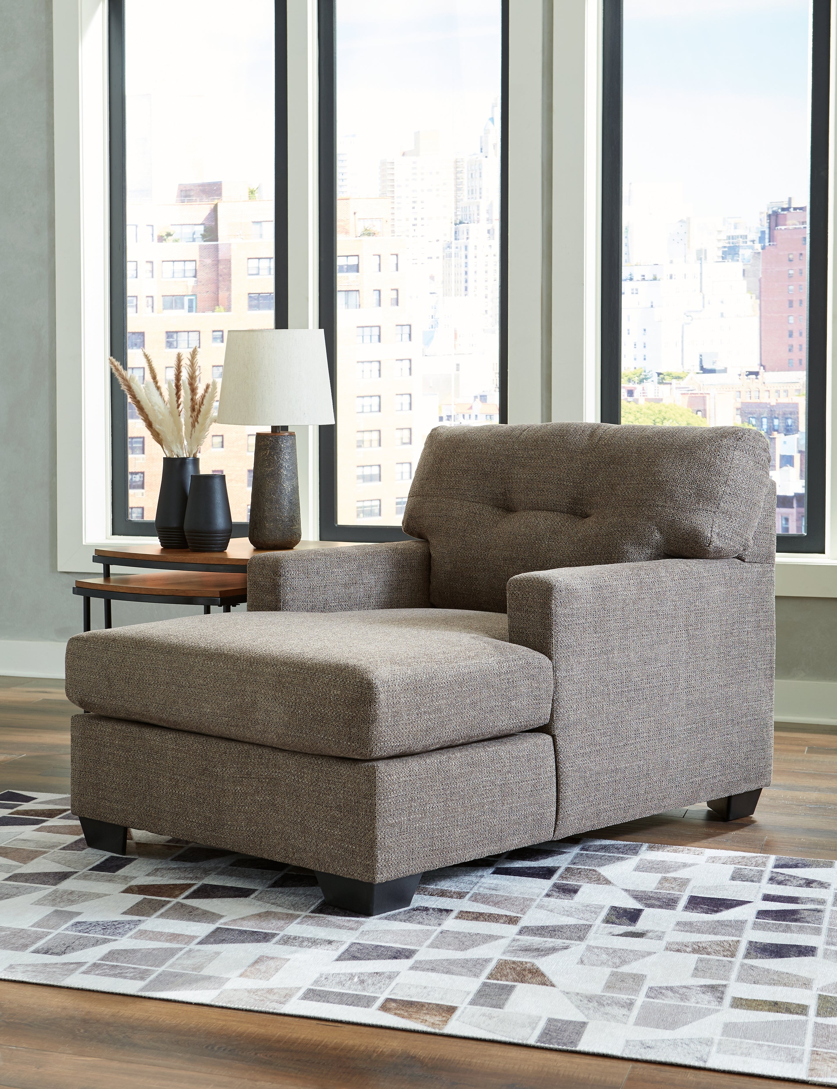 A2Z Furniture - Ashley Furniture - Mahoney Living Room - Chaise / Chocolate - 3100515