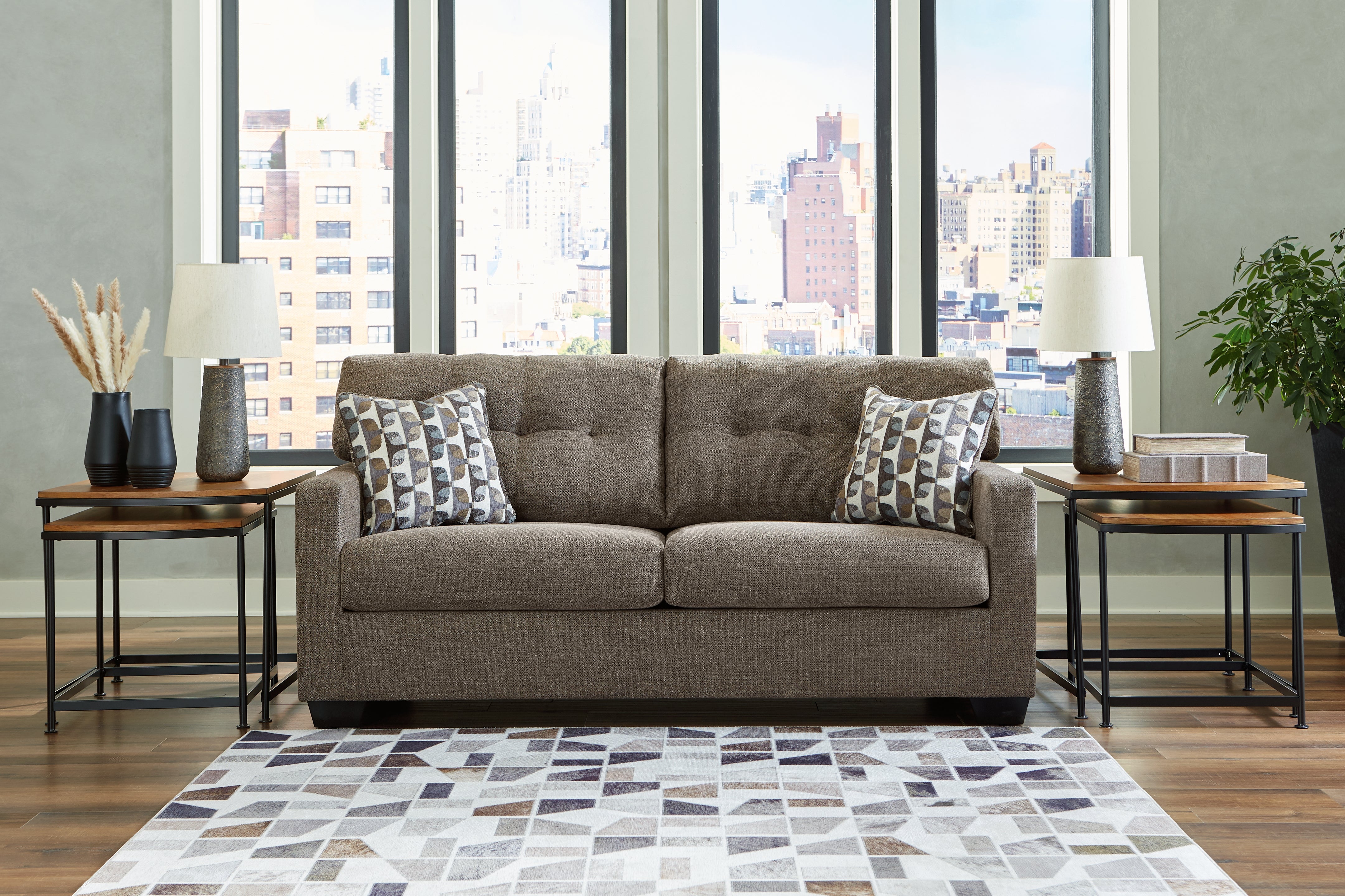 A2Z Furniture - Ashley Furniture - Mahoney Living Room - Sofa / Chocolate - 3100538