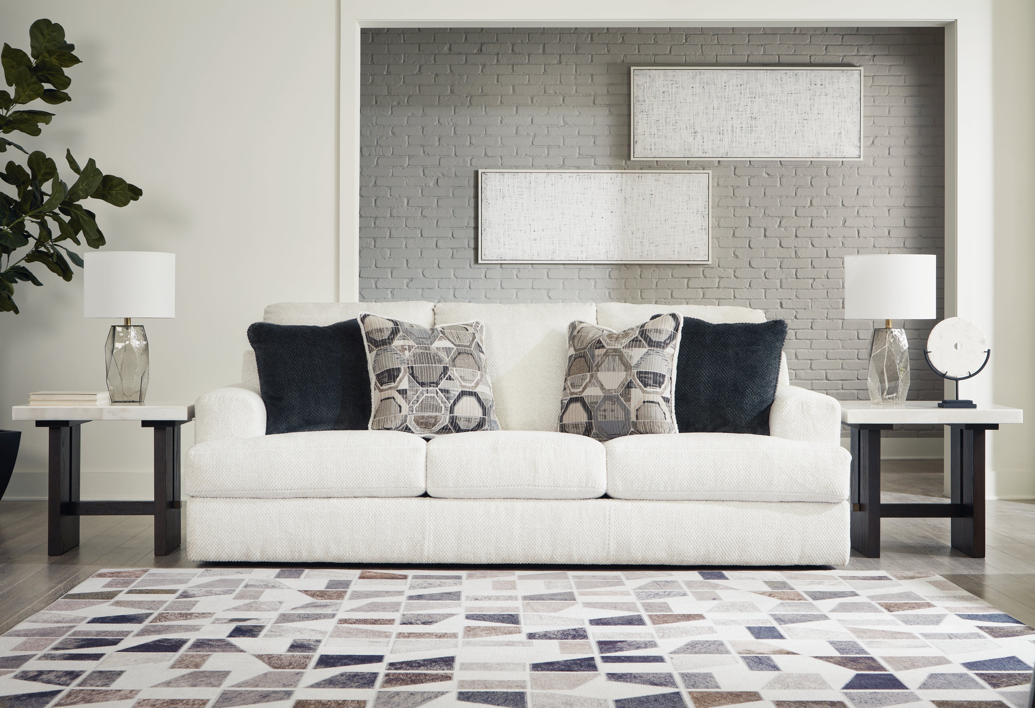 A2Z Furniture - Ashley Furniture - Karinne Living Room - Oversized Accent Ottoman / Linen - 3140308