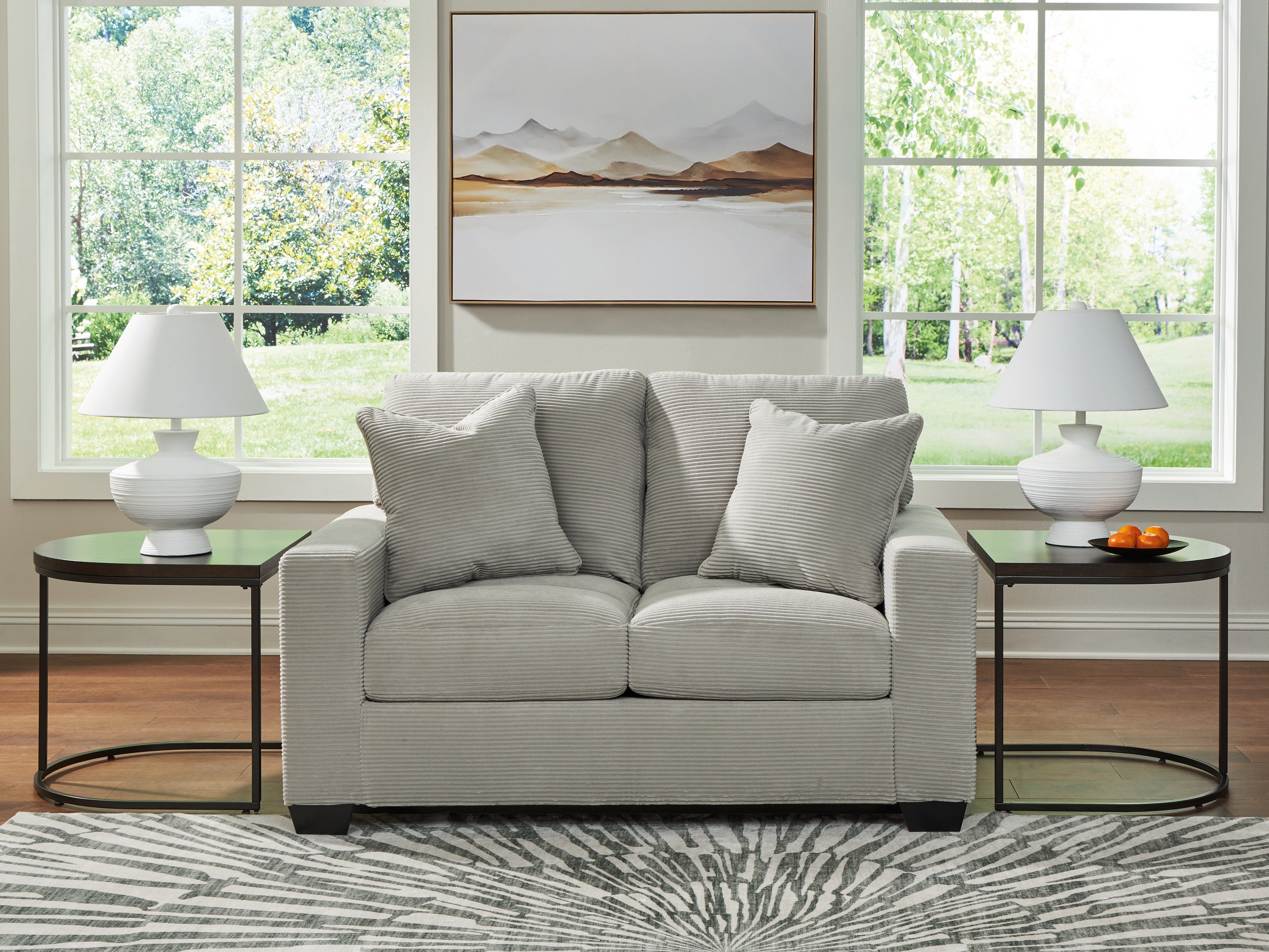 A2Z Furniture - Ashley Furniture - Greenbriar Living Room - Loveseat / Smoke - PC3200535