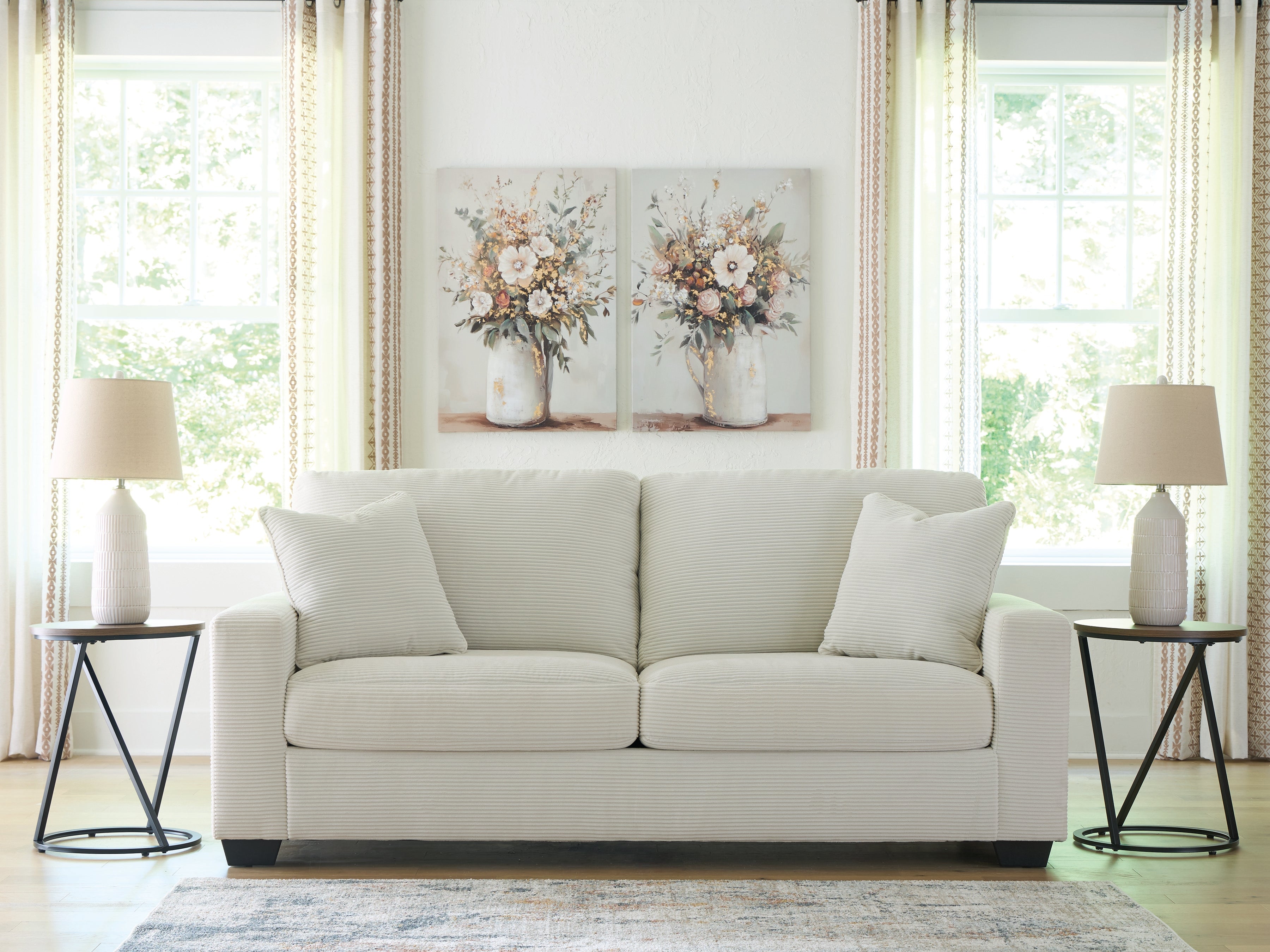 A2Z Furniture - Ashley Furniture - Greenbriar Living Room - Sofa / Ivory - PC3200638