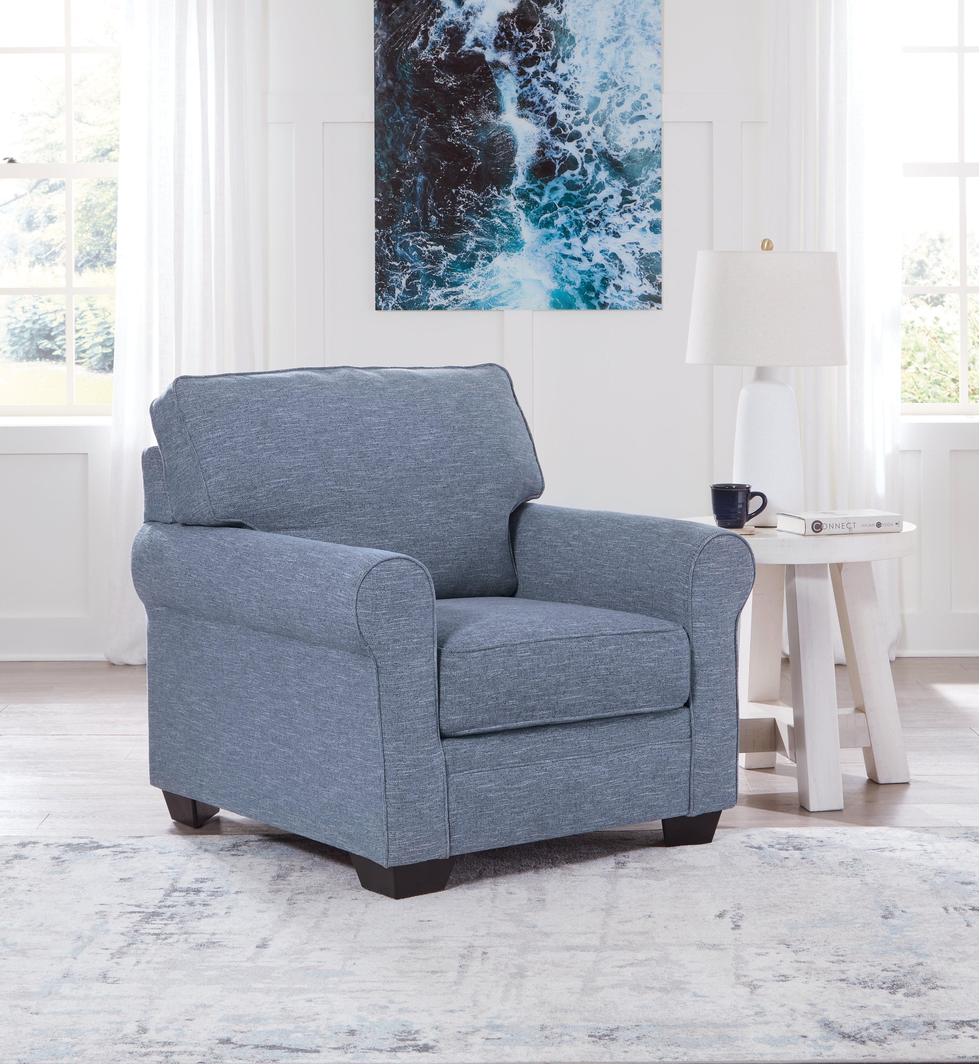 A2Z Furniture - Ashley Furniture - Carissa Manor Living Room - Chair / Denim - 3260420