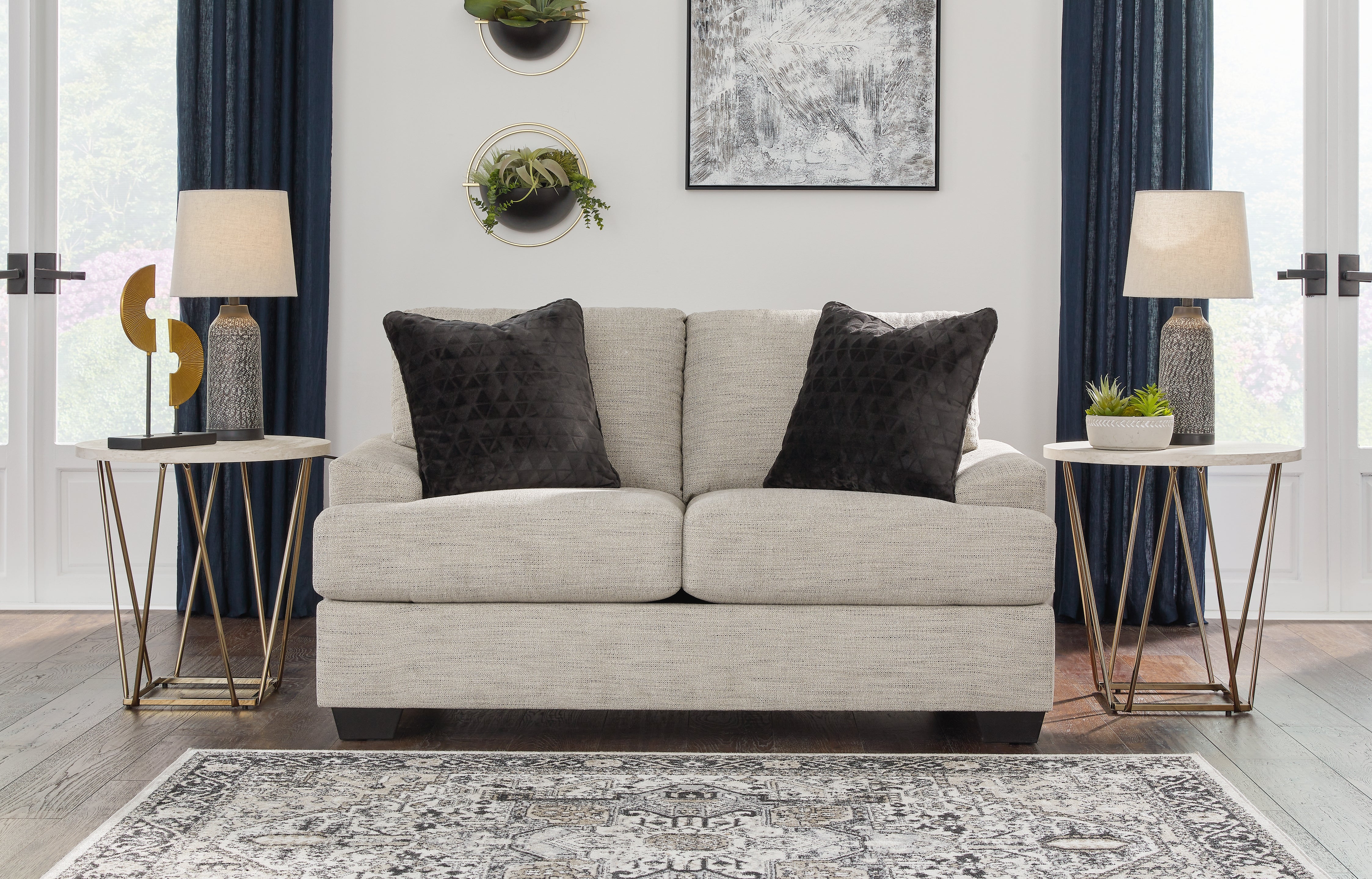 A2Z Furniture - Ashley Furniture - Vayda Living Room - Loveseat / Pebble - 3310435