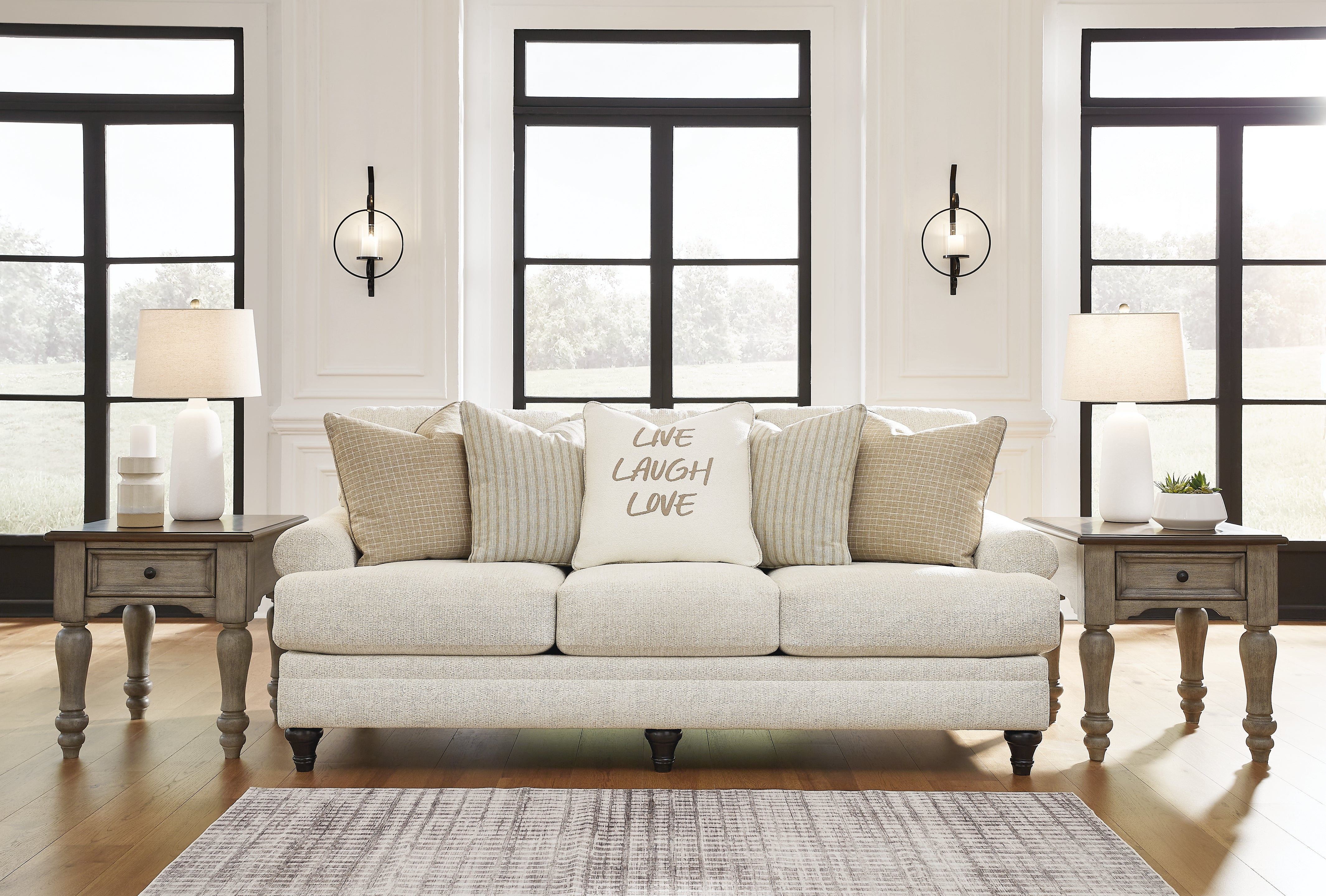 A2Z Furniture - Ashley Furniture - Valerani Living Room - Sofa / Sandstone - 3570238