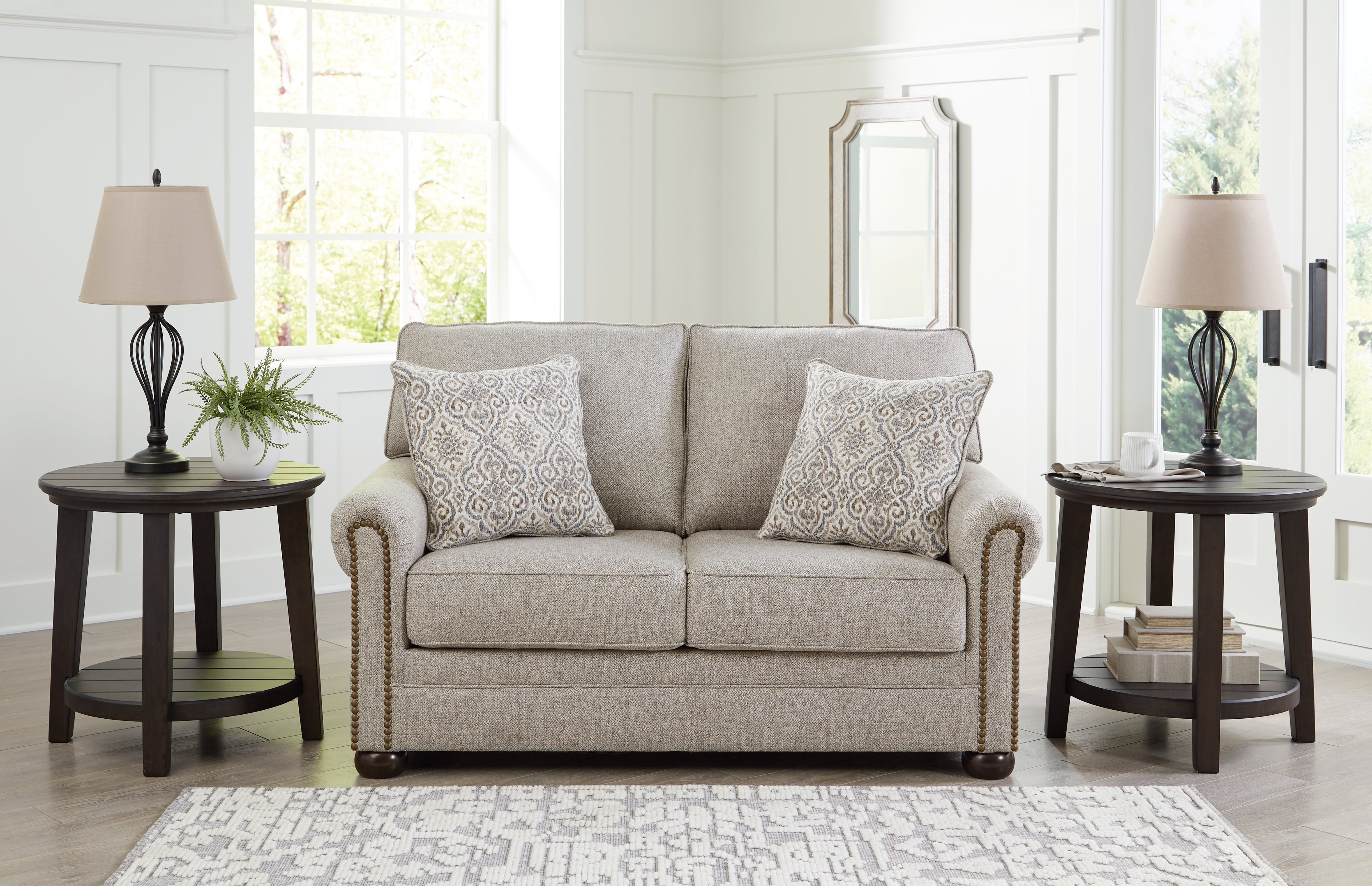 A2Z Furniture - Ashley Furniture - Gaelon Living Room - Loveseat / Dune - 3730735