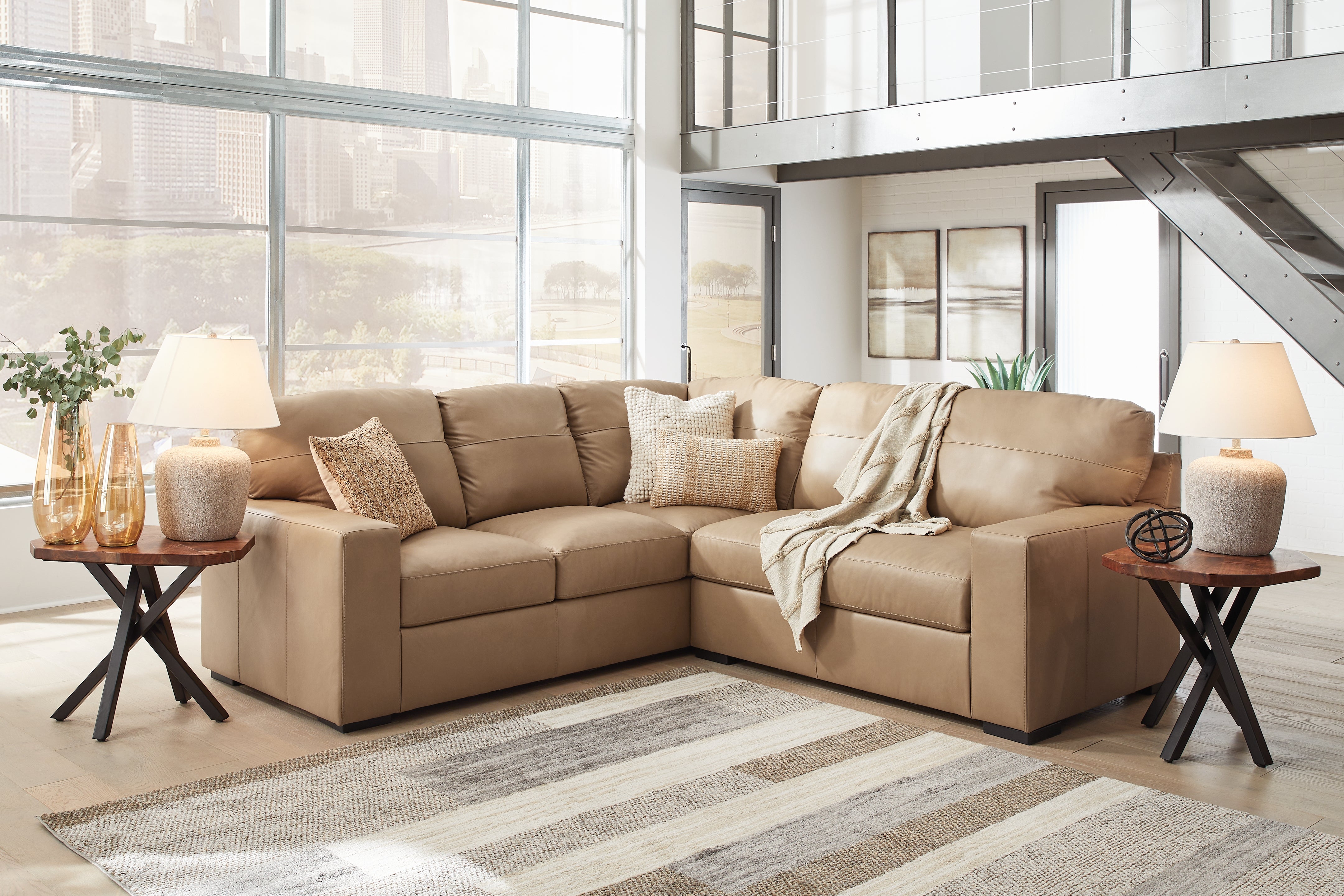 A2Z Furniture - Ashley Furniture - Bandon Sectional - LAF 2-Piece Sectional / Toffee - 38006S1