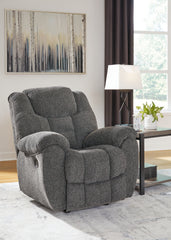 A2Z Furniture - Ashley Furniture - Foreside Living Room - Rocker Recliner / Charcoal - 3810425
