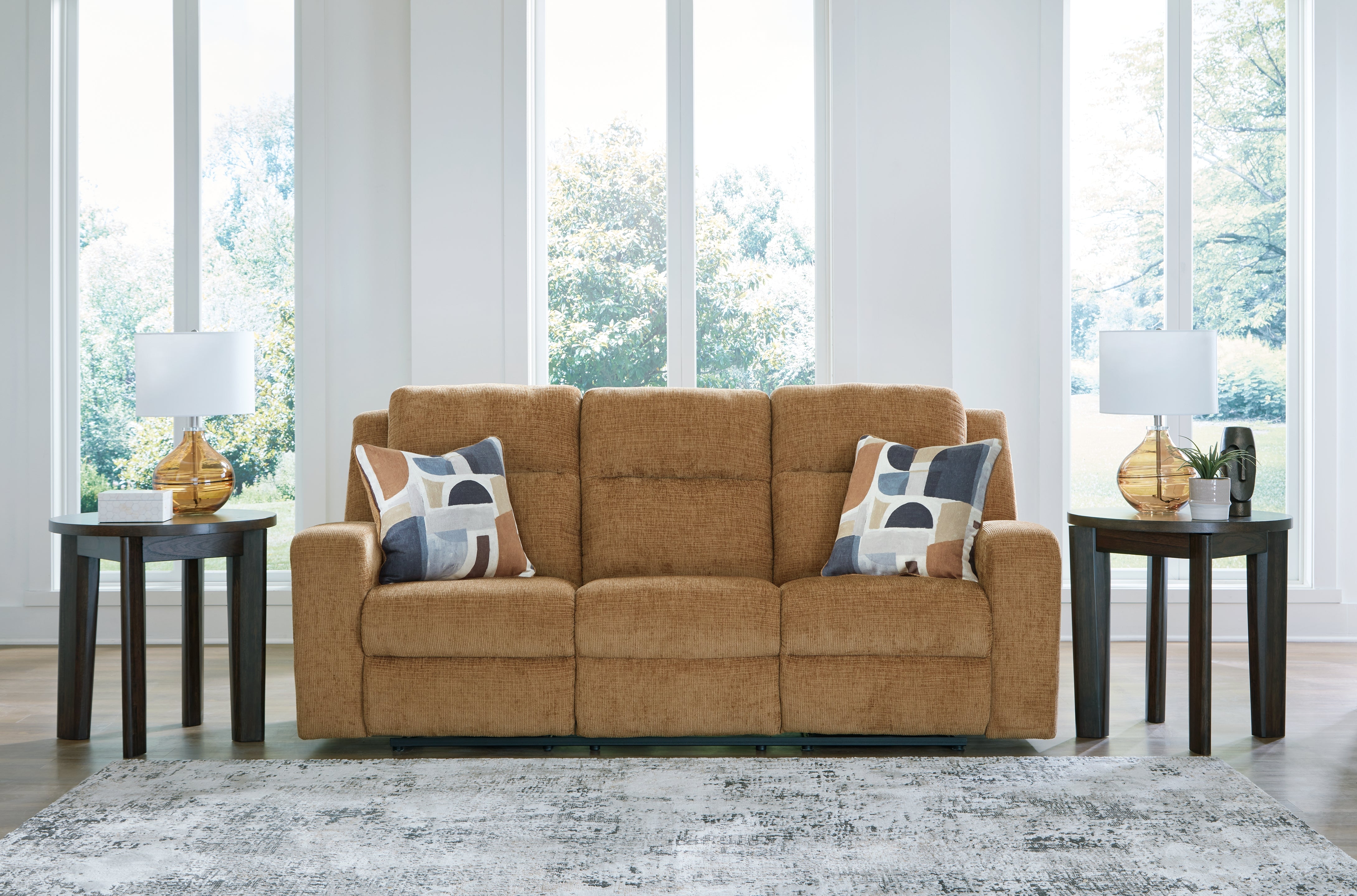 A2Z Furniture - Ashley Furniture - Kanlow Living Room - Reclining Sofa / Honey - 3860588