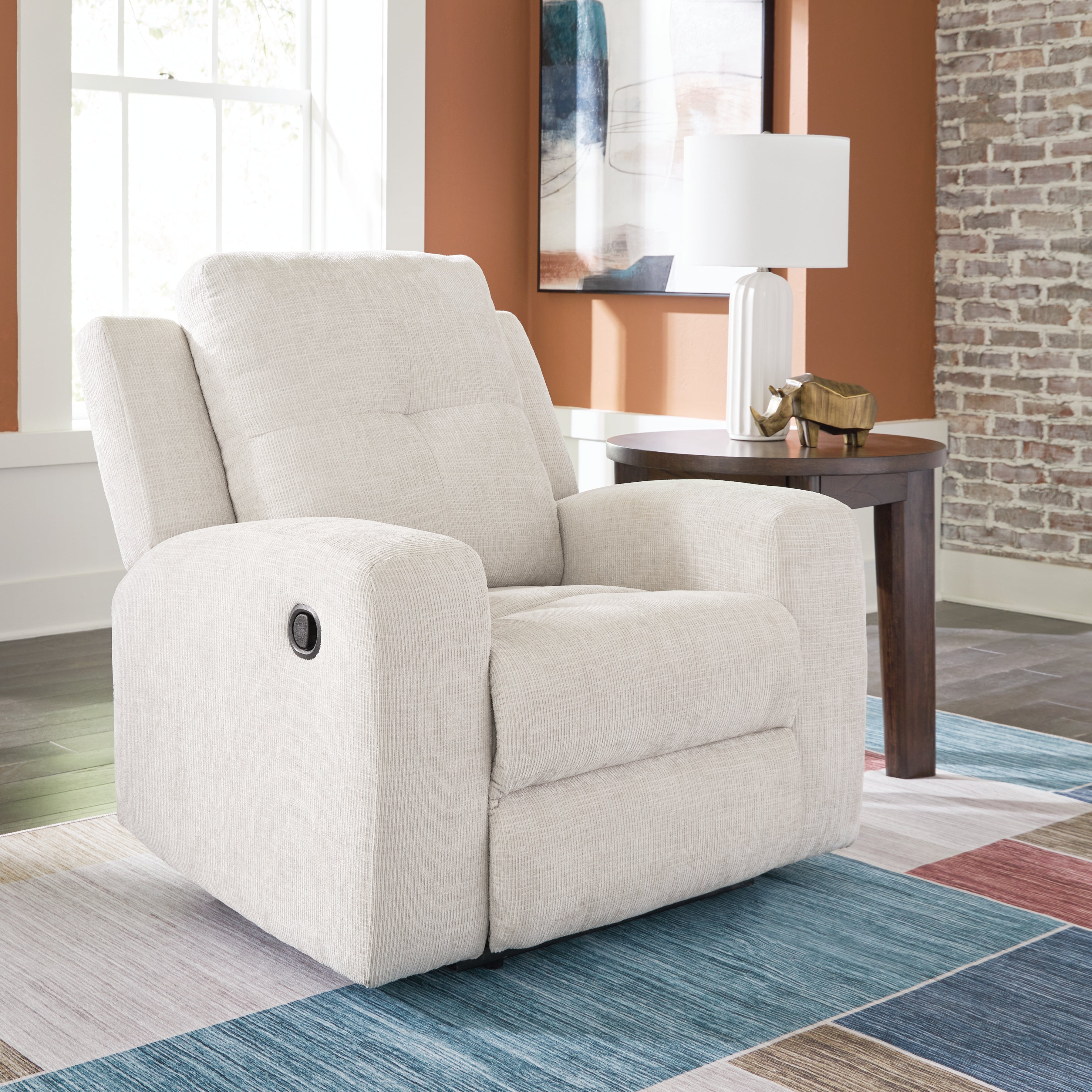 A2Z Furniture - Ashley Furniture - Danum Living Room - Zero Wall Recliner / Stone - 3880529