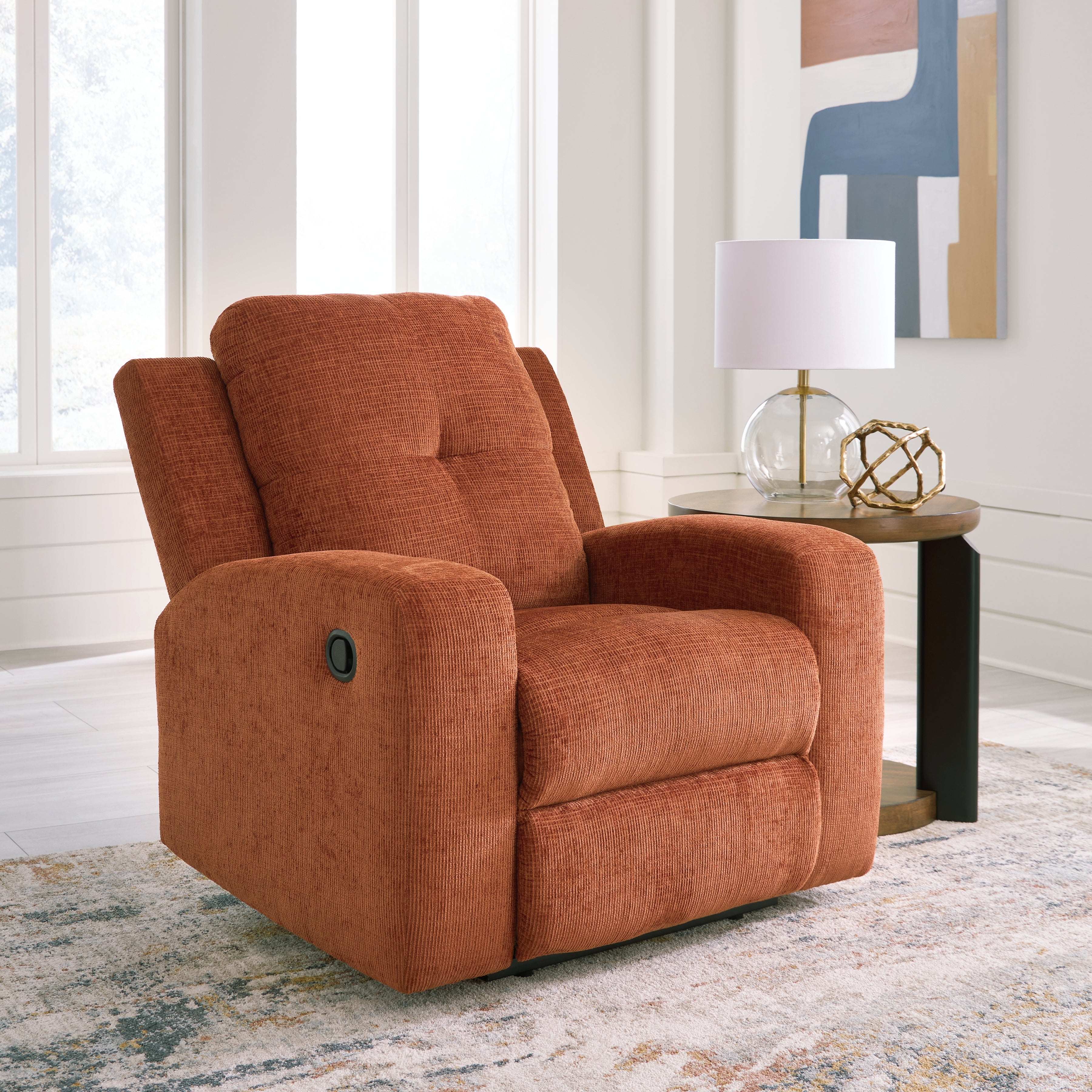 A2Z Furniture - Ashley Furniture - Danum Living Room - Zero Wall Recliner / Spice - 3880729