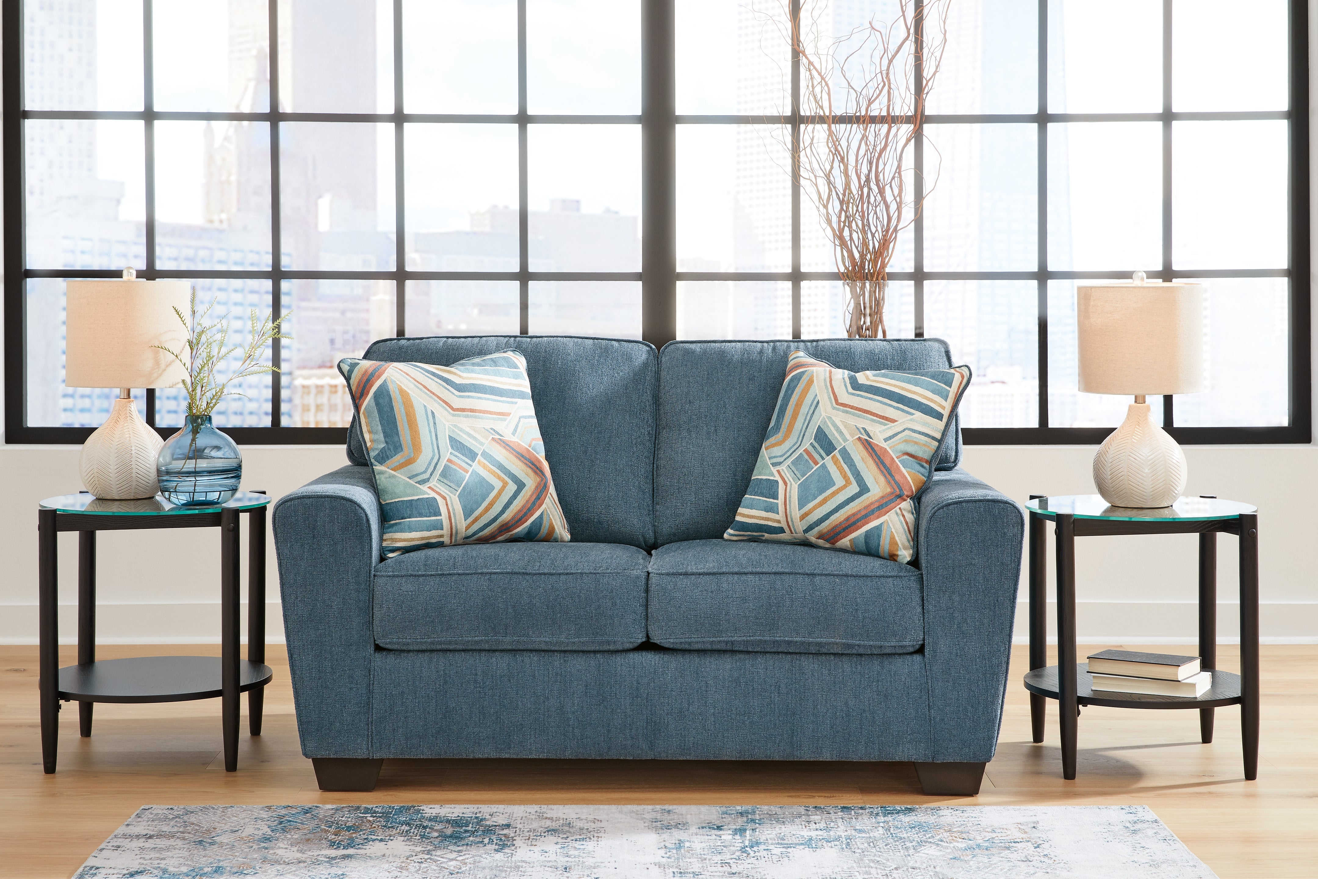 A2Z Furniture - Ashley Furniture - Cashton Living Room - Loveseat / Blue - 4060535