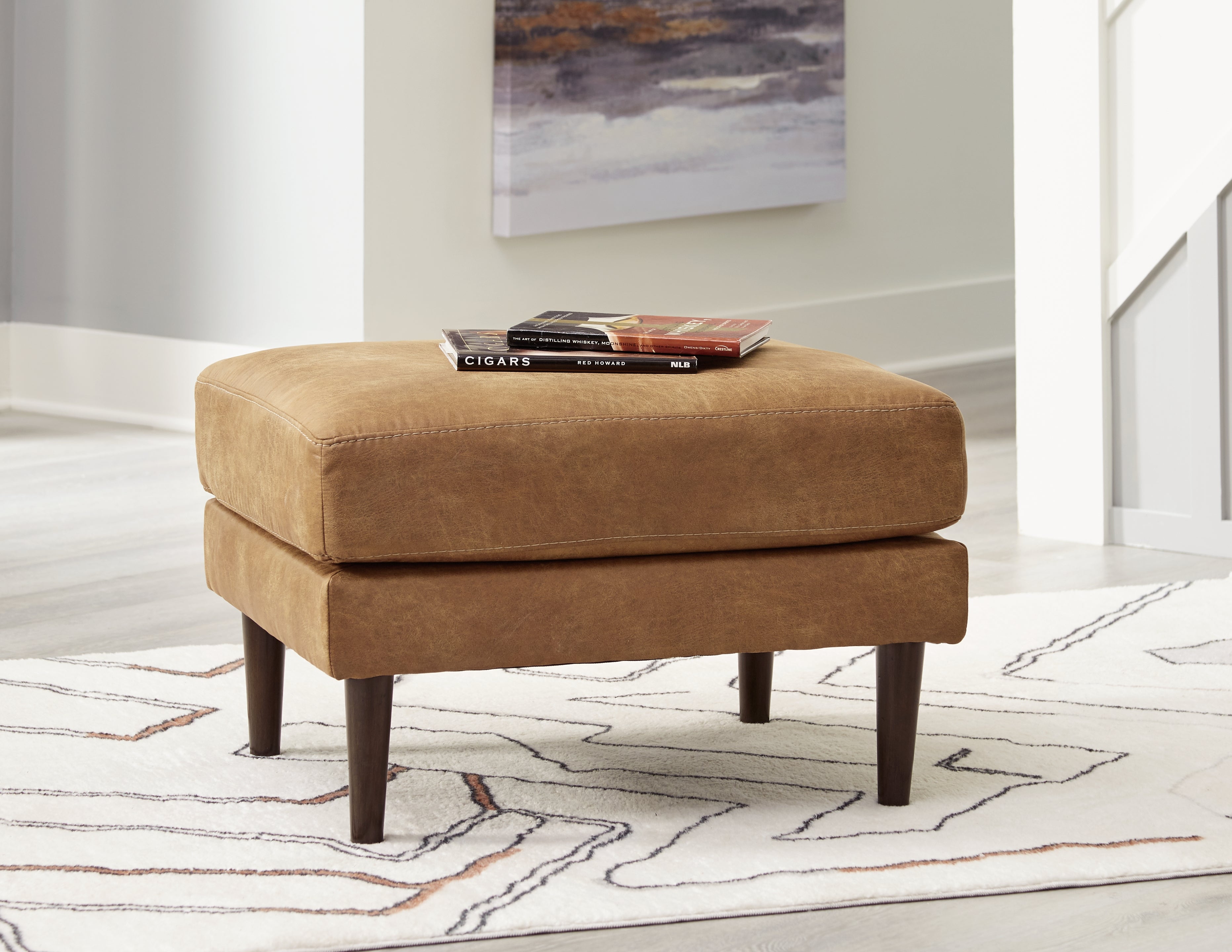 A2Z Furniture - Ashley Furniture - Telora Living Room - Ottoman / Caramel - 4100214