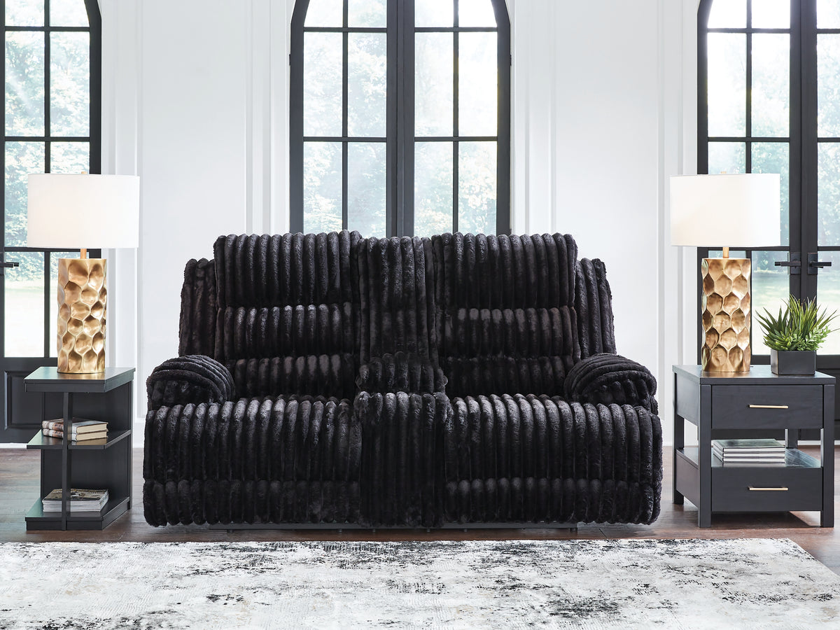 A2Z Furniture - Ashley Furniture - Rhine Falls Living Room - Zero Wall Power Recliner / Onyx - PC4280506