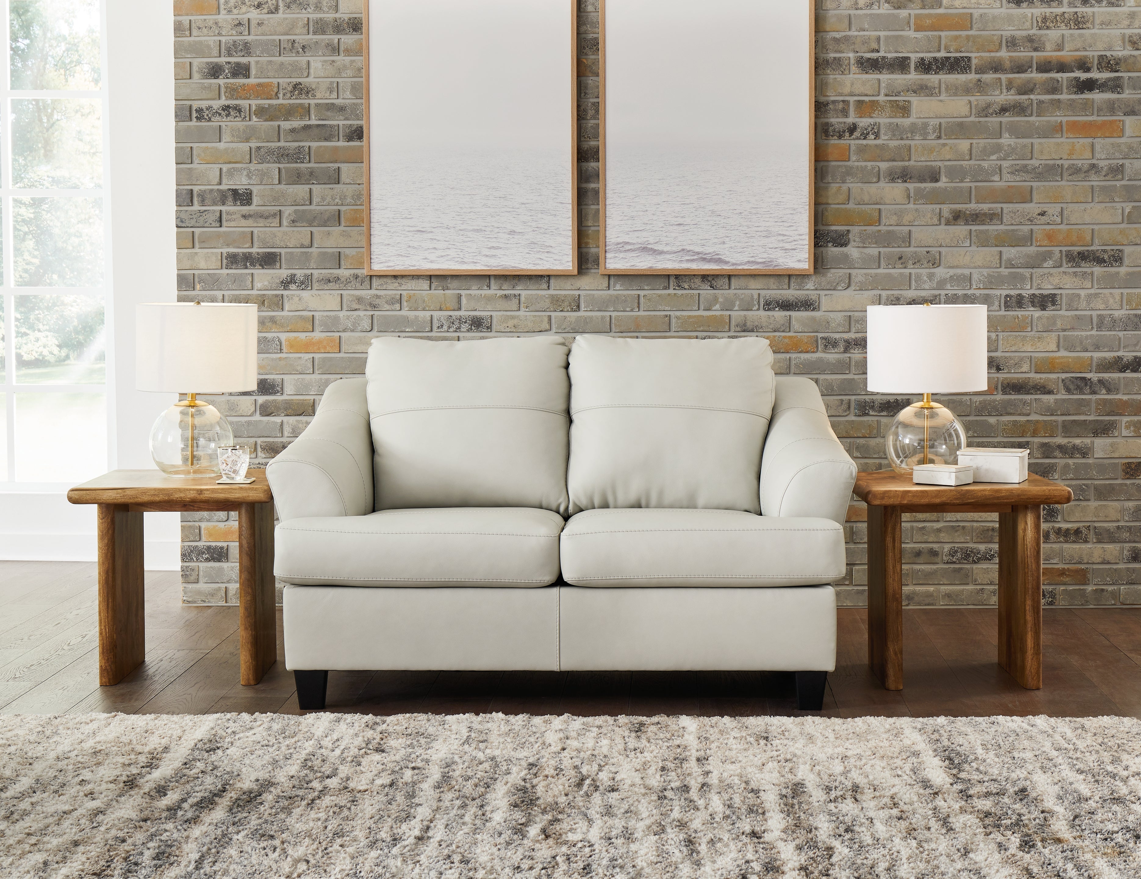 A2Z Furniture - Ashley Furniture - Genoa Living Room - Loveseat / Coconut - 4770435