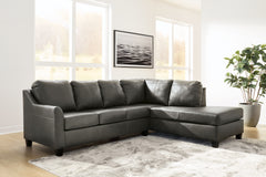 A2Z Furniture - Ashley Furniture - Valderno Sectional - LAF 2-Piece Sectional with Chaise / Fog - 47804S1