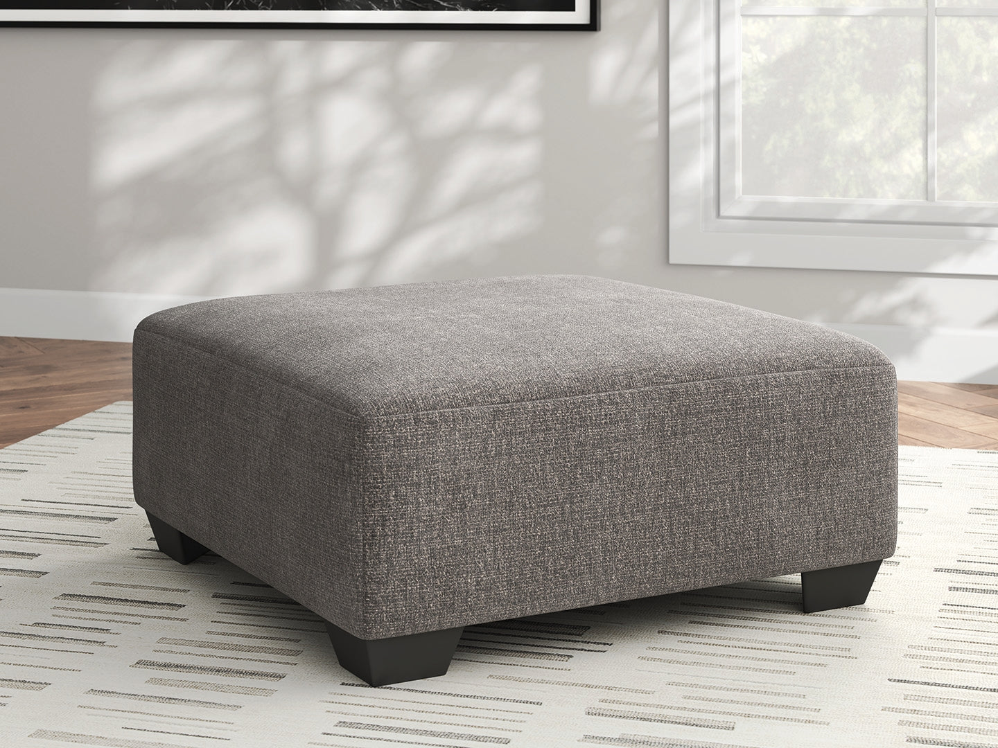A2Z Furniture - Ashley Furniture - Newellen Living Room - Oversized Accent Ottoman / Greystone - 4840508