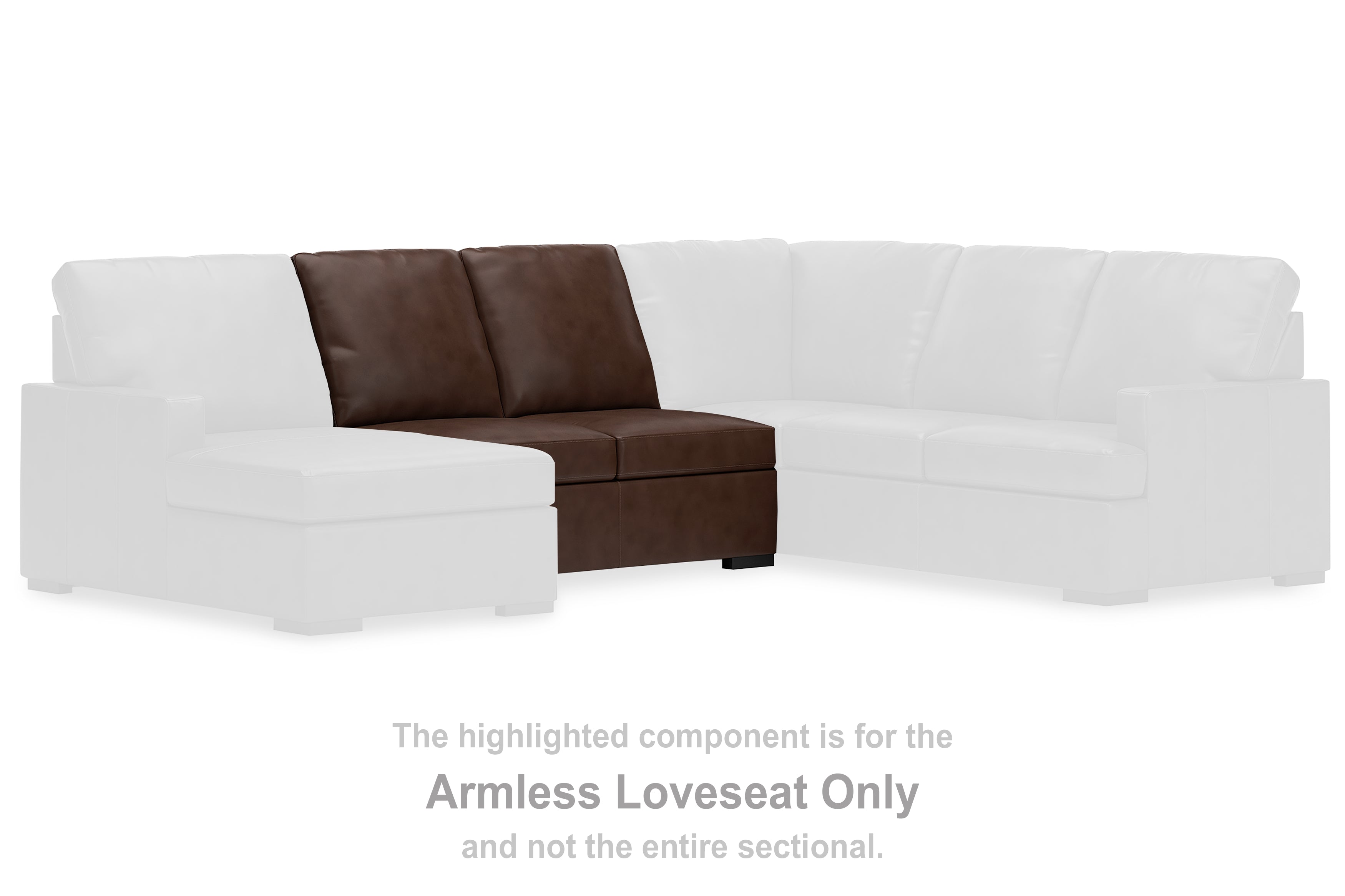 A2Z Furniture - Ashley Furniture - McDowlan Sectional - Armless Loveseat / Coffee - PC4850434