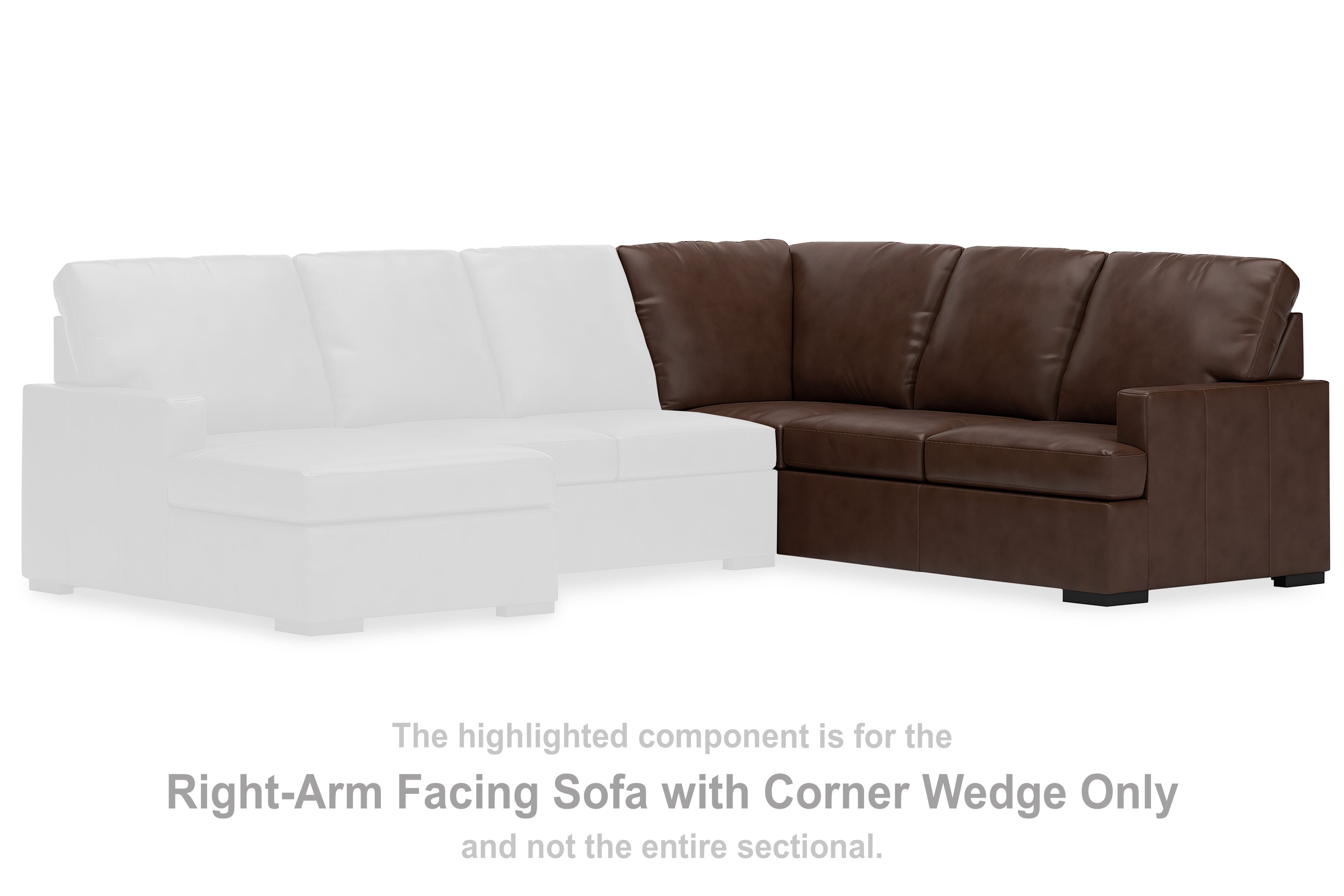 A2Z Furniture - Ashley Furniture - McDowlan Sectional - RAF Sofa w/Corner Wedge / Coffee - PC4850449