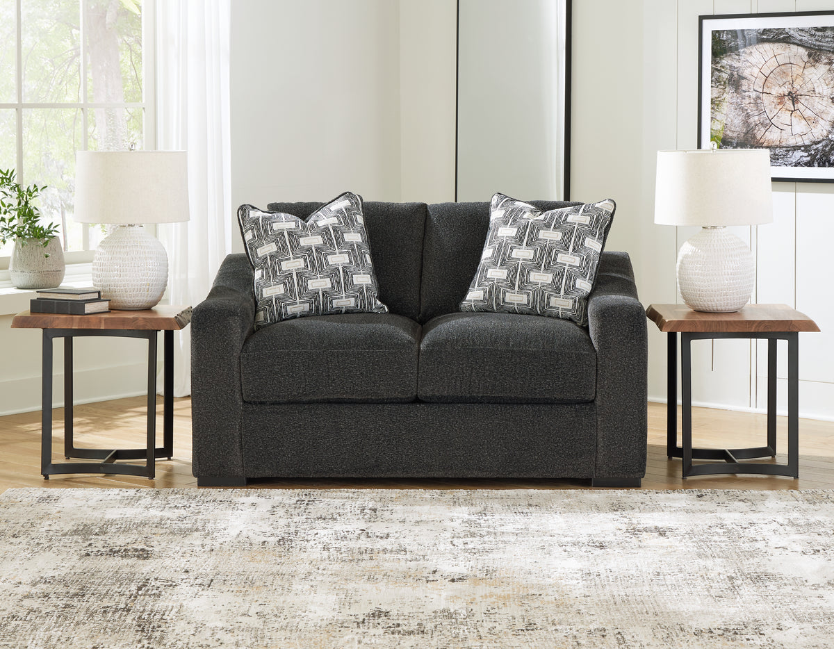A2Z Furniture - Ashley Furniture - Wryenlynn Living Room - Loveseat / Onyx - 4940535