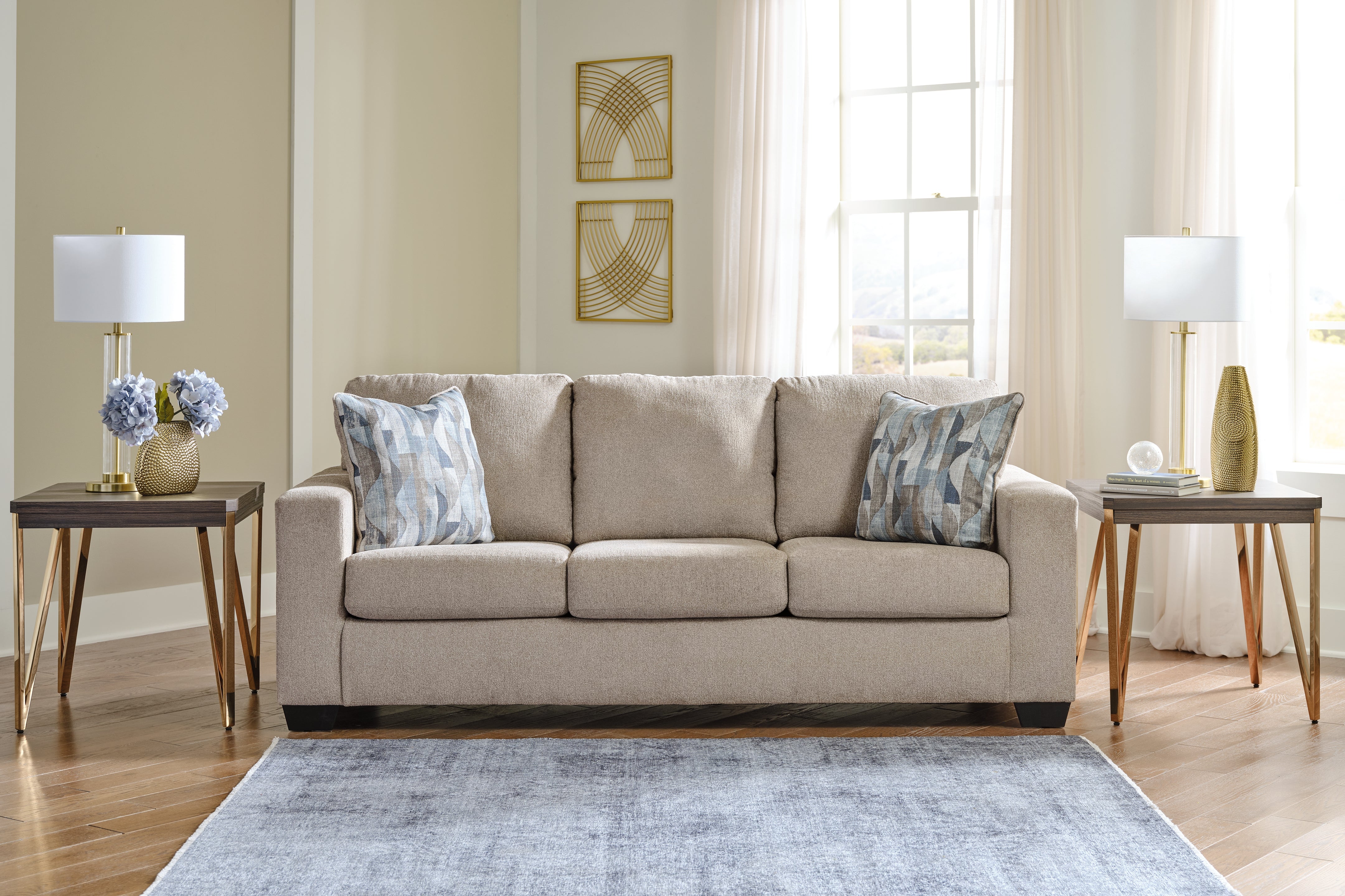 A2Z Furniture - Ashley Furniture - Deltona Living Room - Sofa / Parchment - 5120438