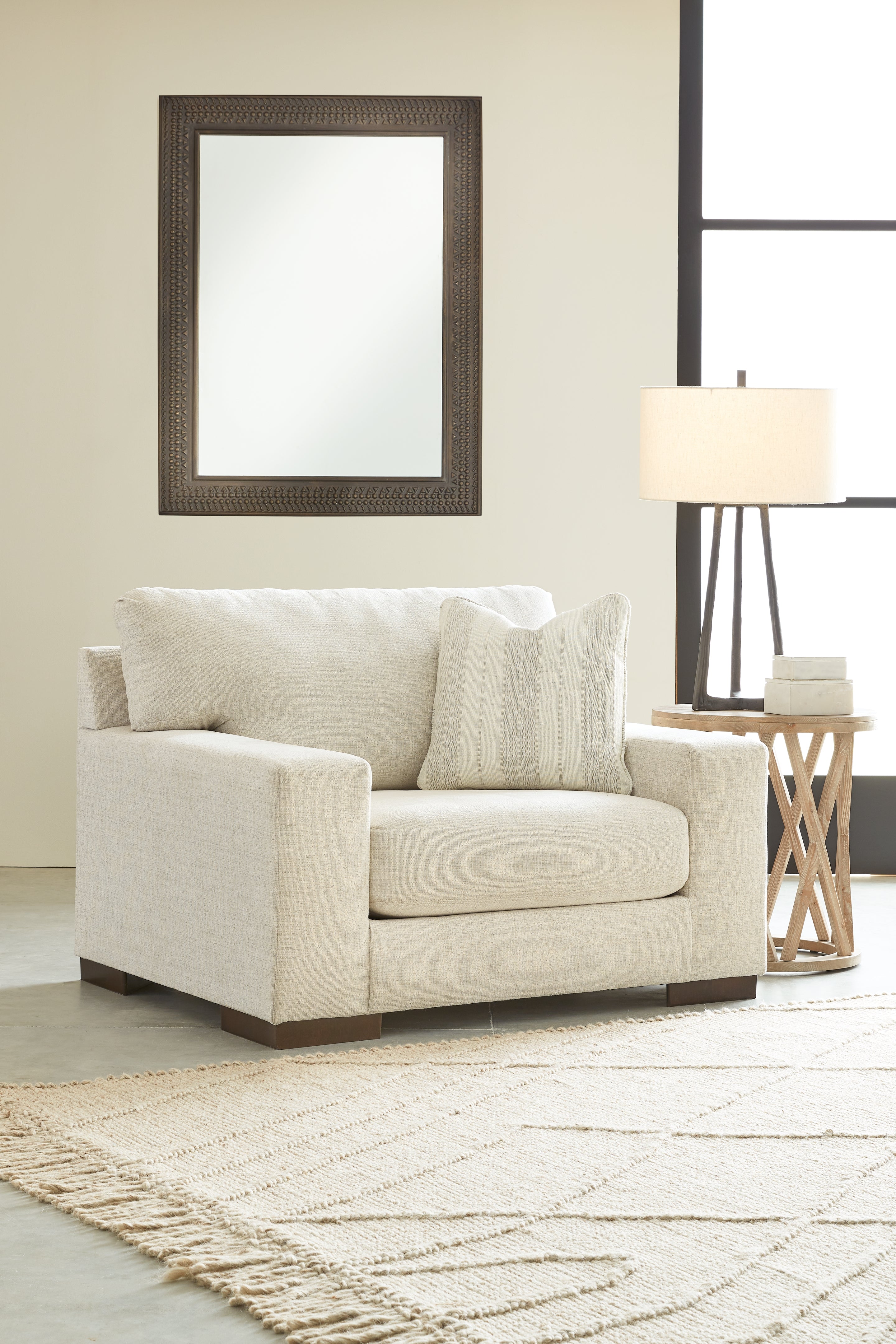 A2Z Furniture - Ashley Furniture - Maggie Living Room - Chair and a Half / Birch - 5200323