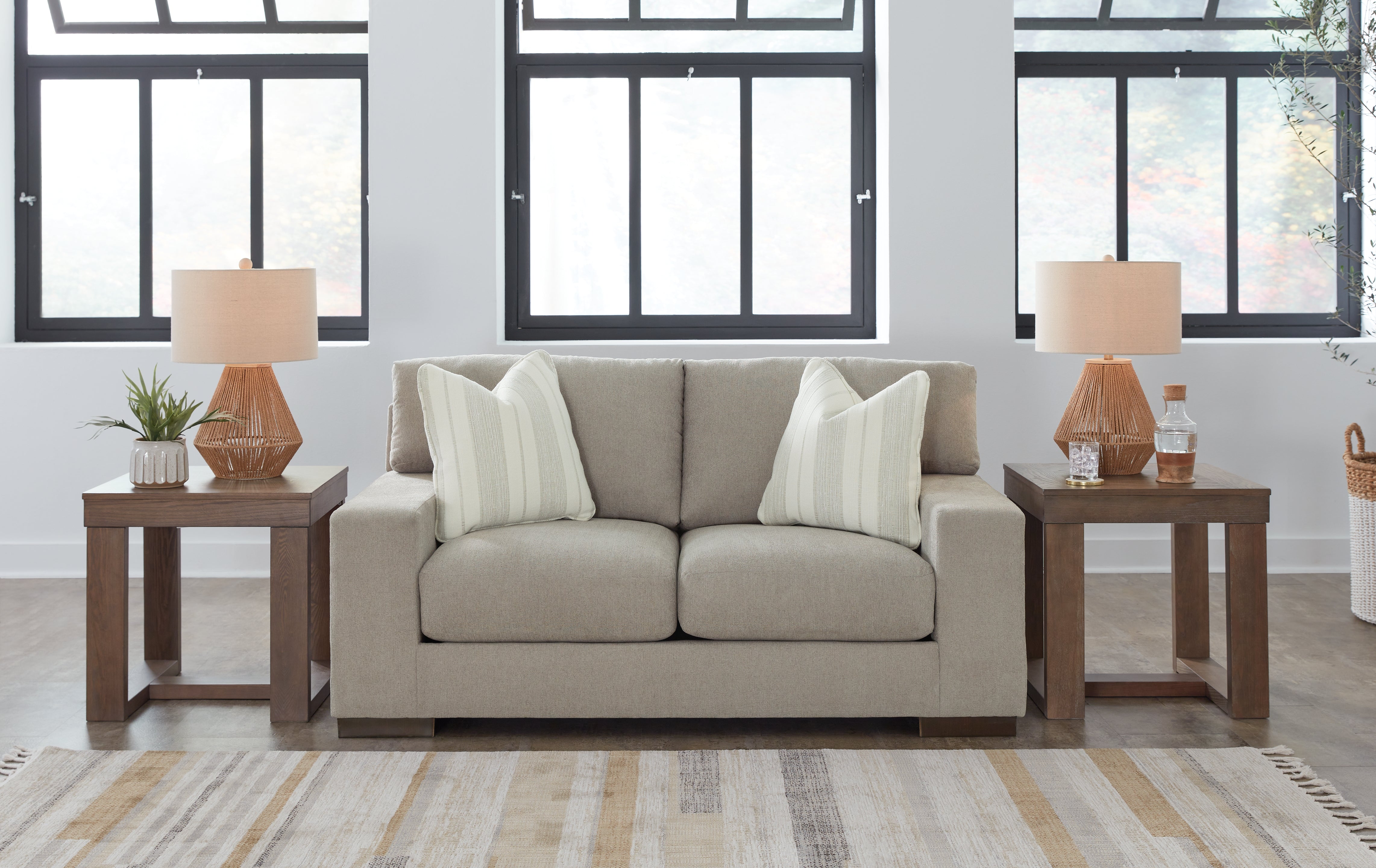 A2Z Furniture - Ashley Furniture - Maggie Living Room - Loveseat / Flax - 5200435