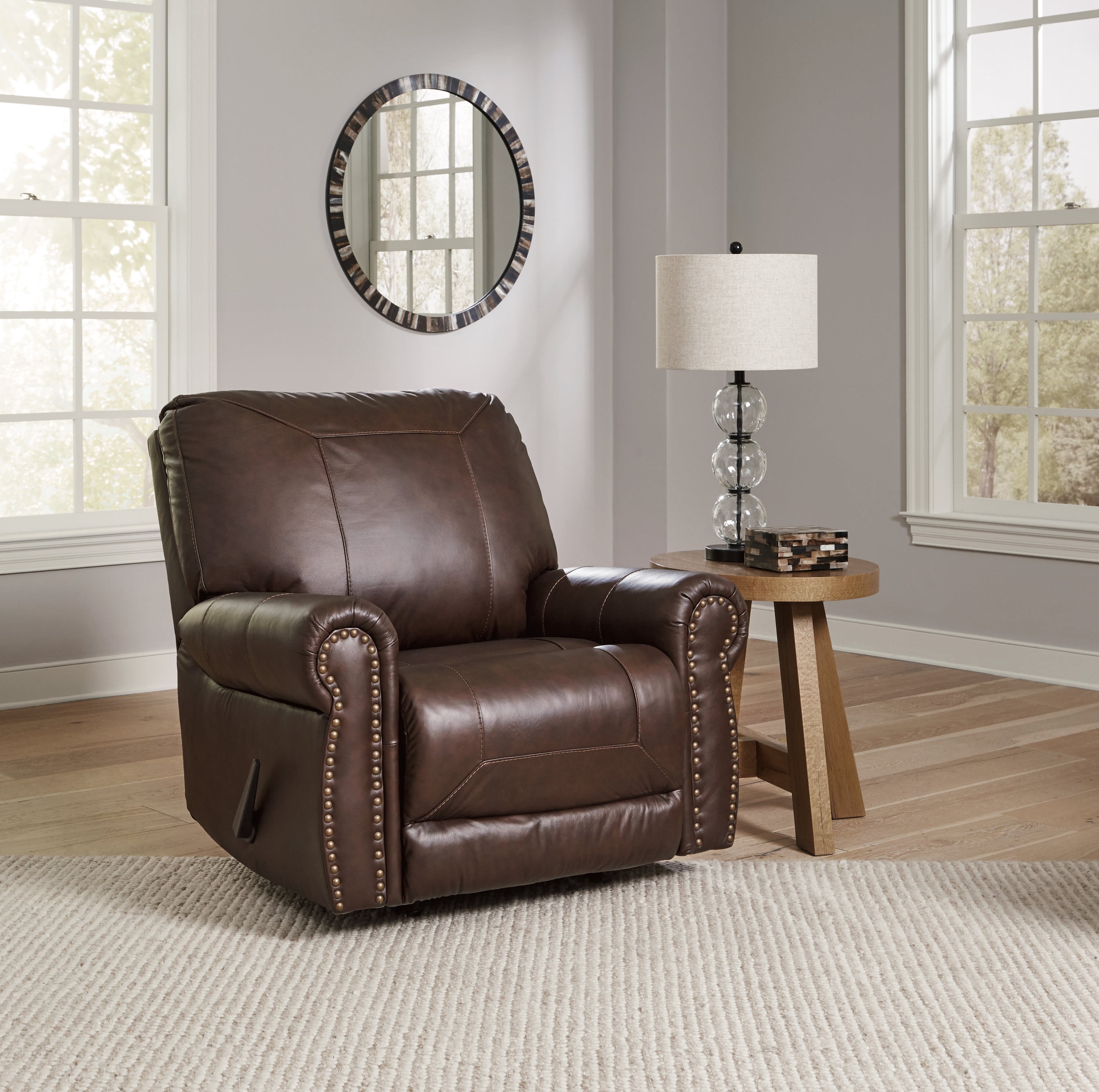 A2Z Furniture - Ashley Furniture - Colleton Living Room - Rocker Recliner / Dark Brown - 5210725