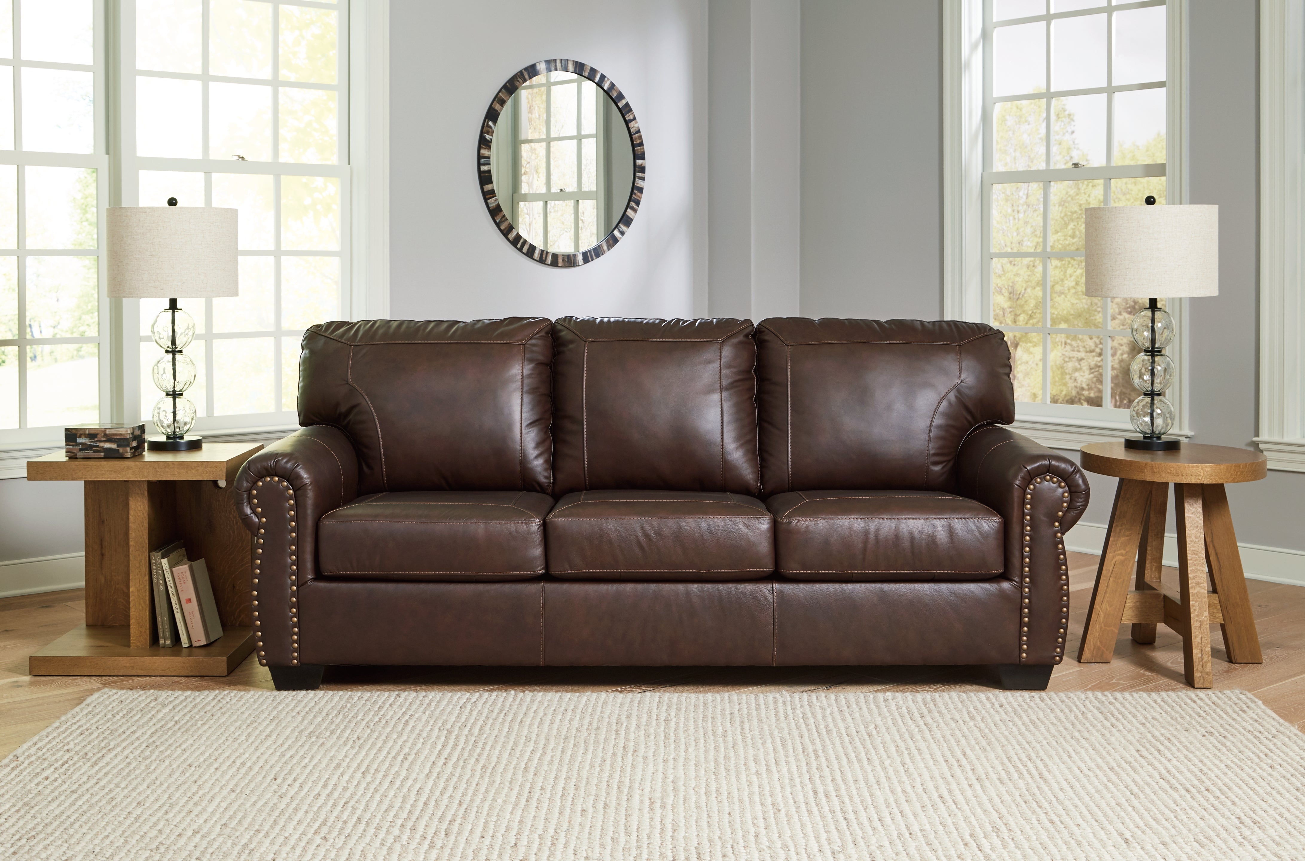 A2Z Furniture - Ashley Furniture - Colleton Living Room - Loveseat / Dark Brown - 5210735