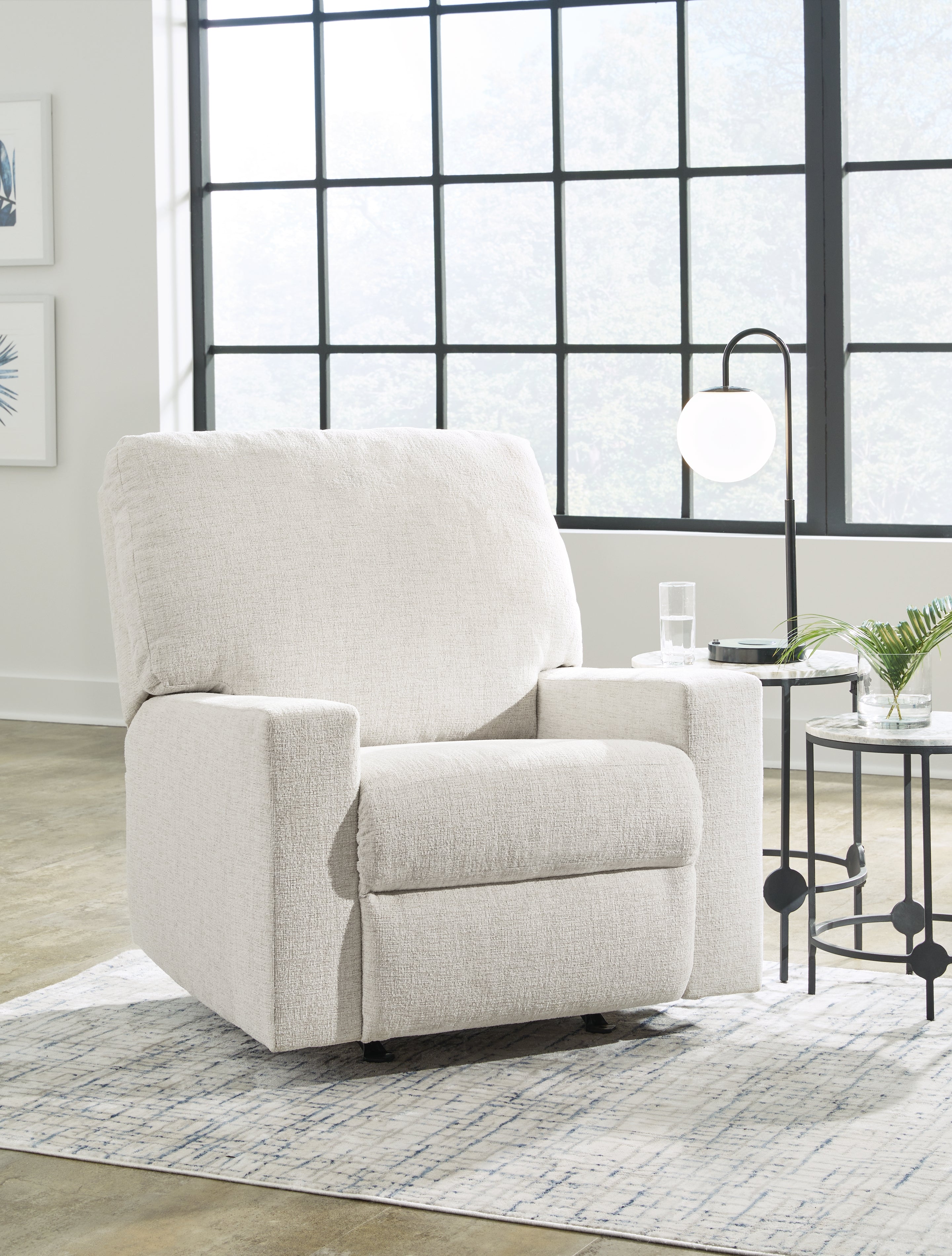 A2Z Furniture - Ashley Furniture - Rannis Living Room - Rocker Recliner / Snow - 5360325