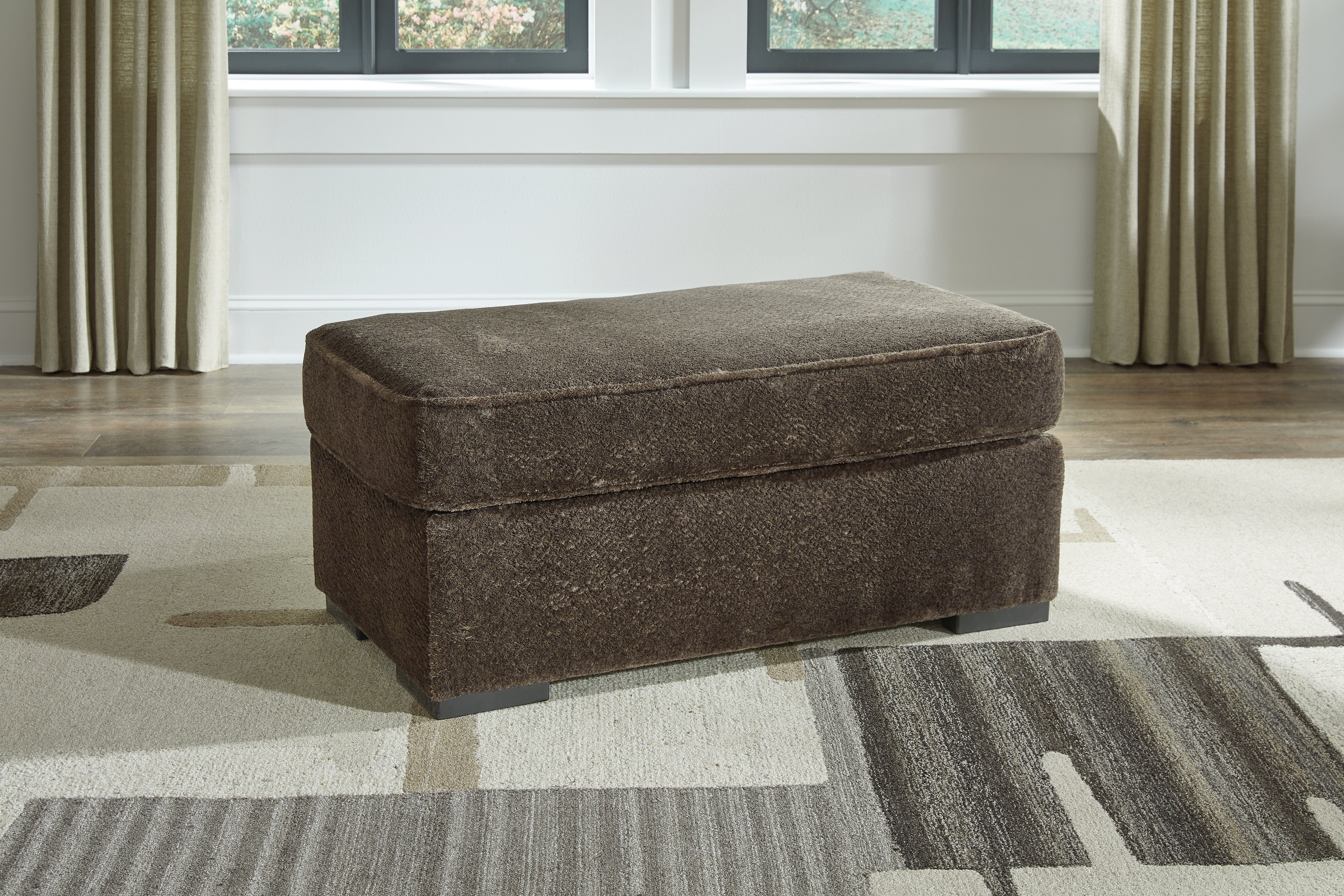 A2Z Furniture - Ashley Furniture - Aylesworth Living Room - Ottoman / Chocolate - 5370214