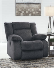 A2Z Furniture - Ashley Furniture - Burkner Living Room - Power Rocker Recliner / Marine - 5380498