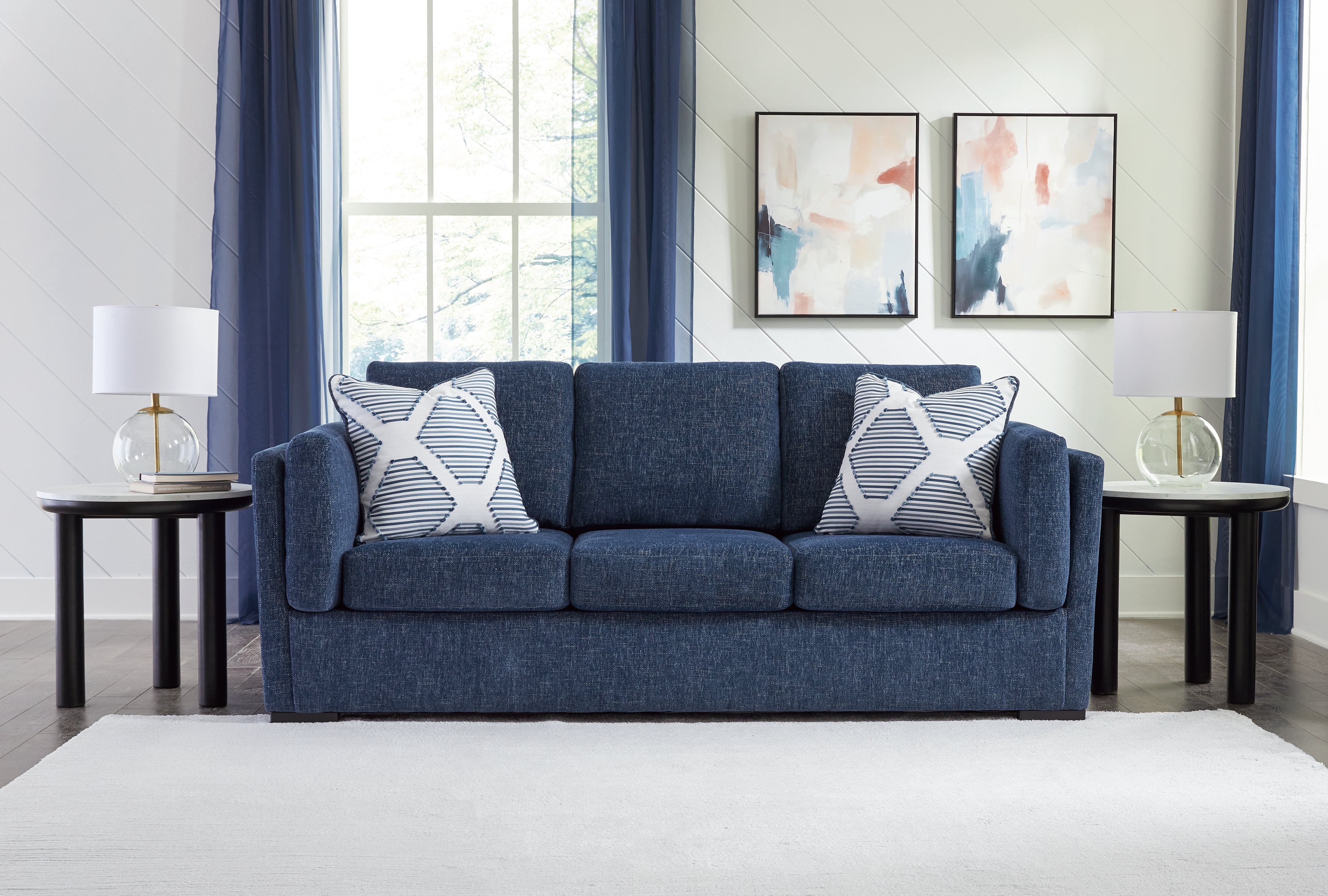 A2Z Furniture - Ashley Furniture - Evansley Living Room - Sofa / Navy - 5450238