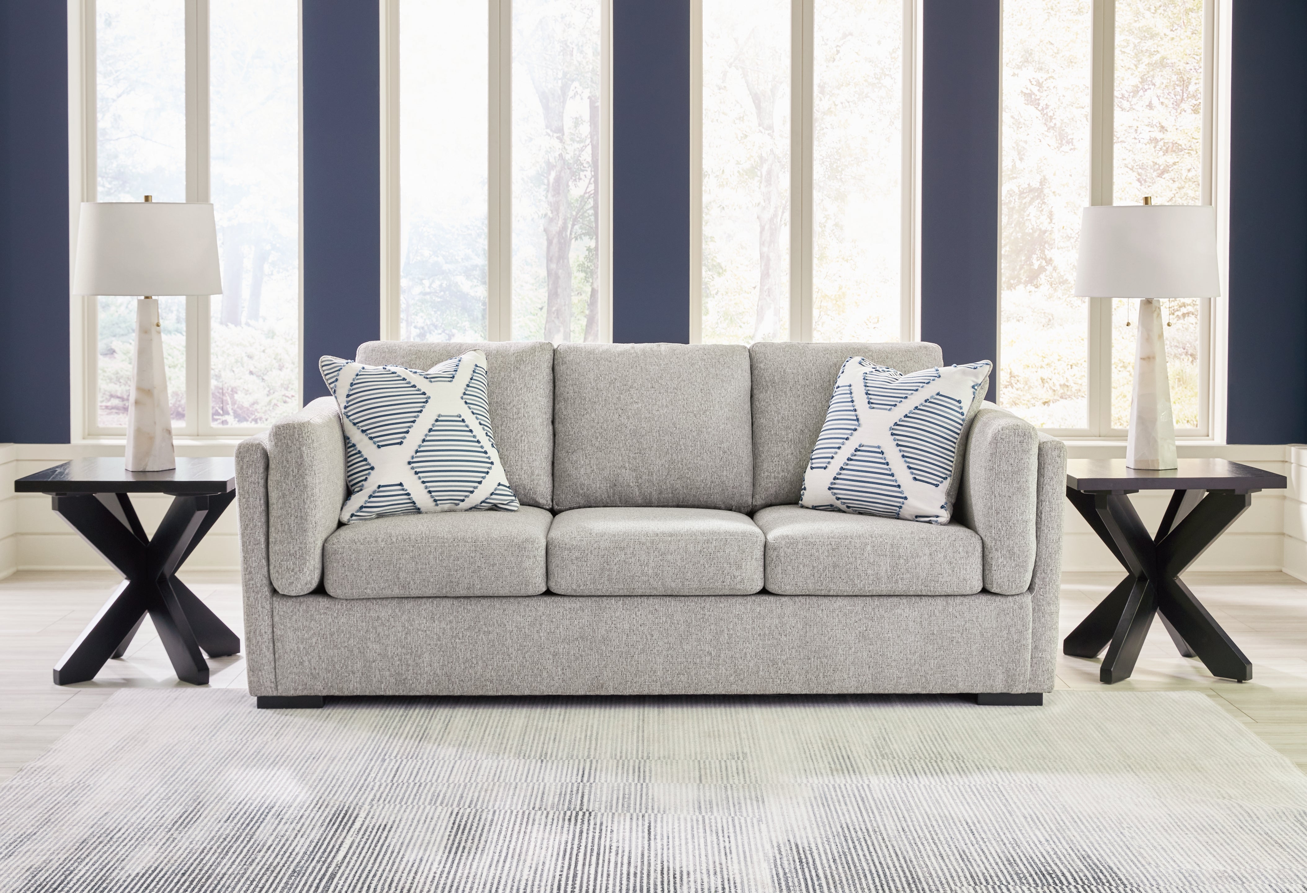 A2Z Furniture - Ashley Furniture - Evansley Living Room - Sofa / Pewter - 5450338