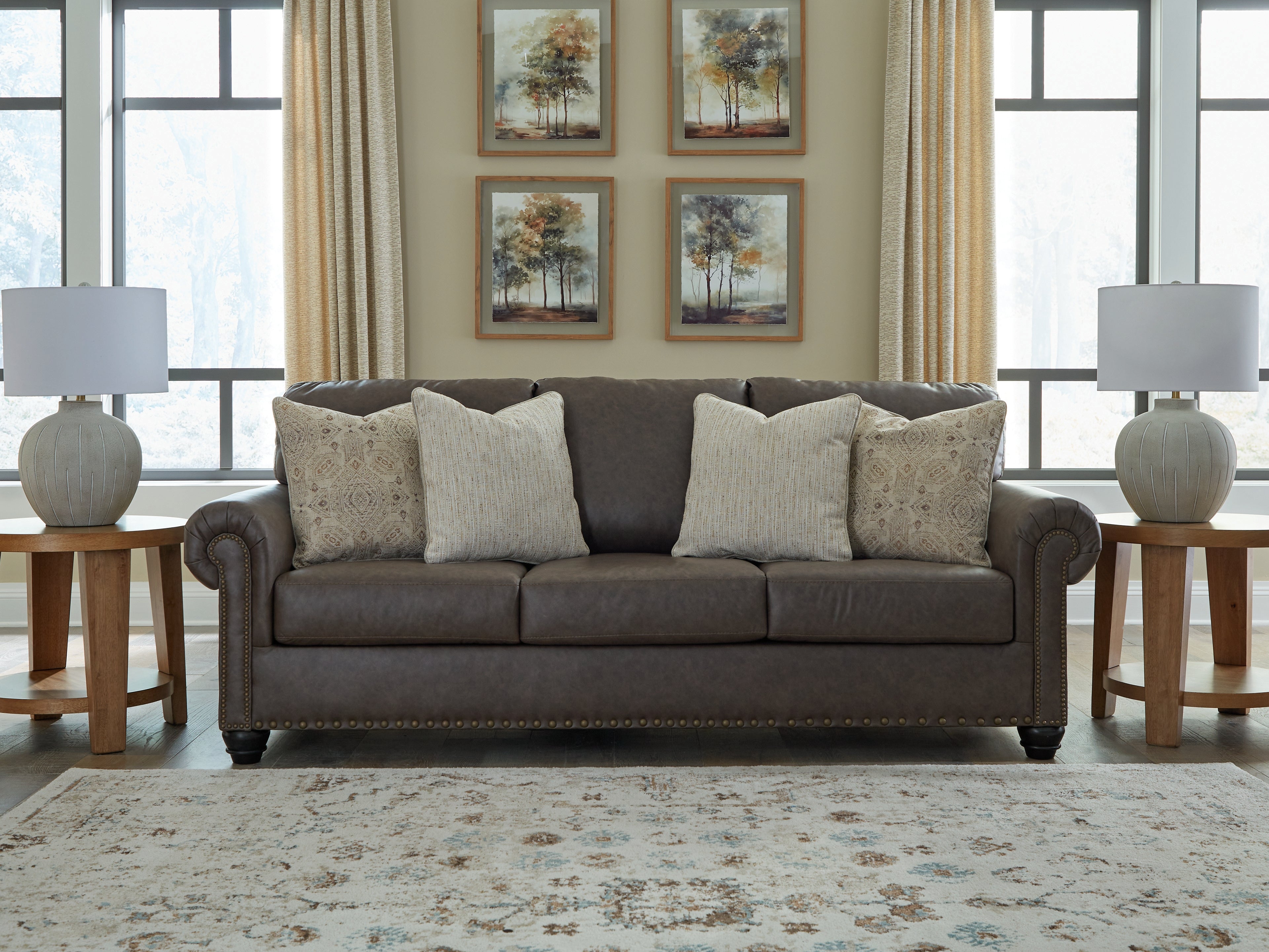 A2Z Furniture - Ashley Furniture - Roxmere Living Room - Sofa / Umber - 5550338