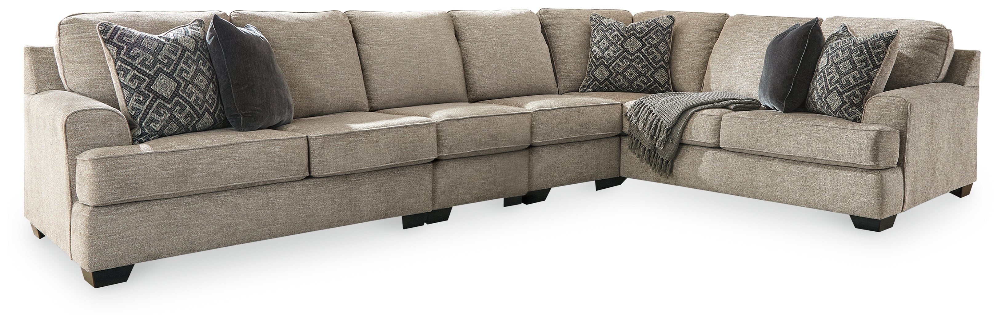 A2Z Furniture - Ashley Furniture - Bovarian Sectional - RAF 4-Piece Sectional / Stone - 56103S5