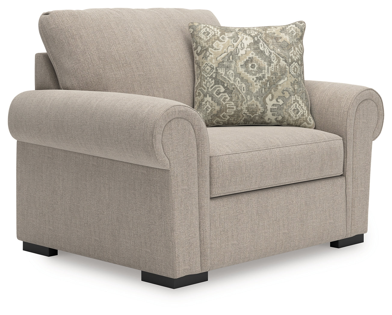 A2Z Furniture - Ashley Furniture - Sararose Living Room - Chair and a Half / Heather - 5710223