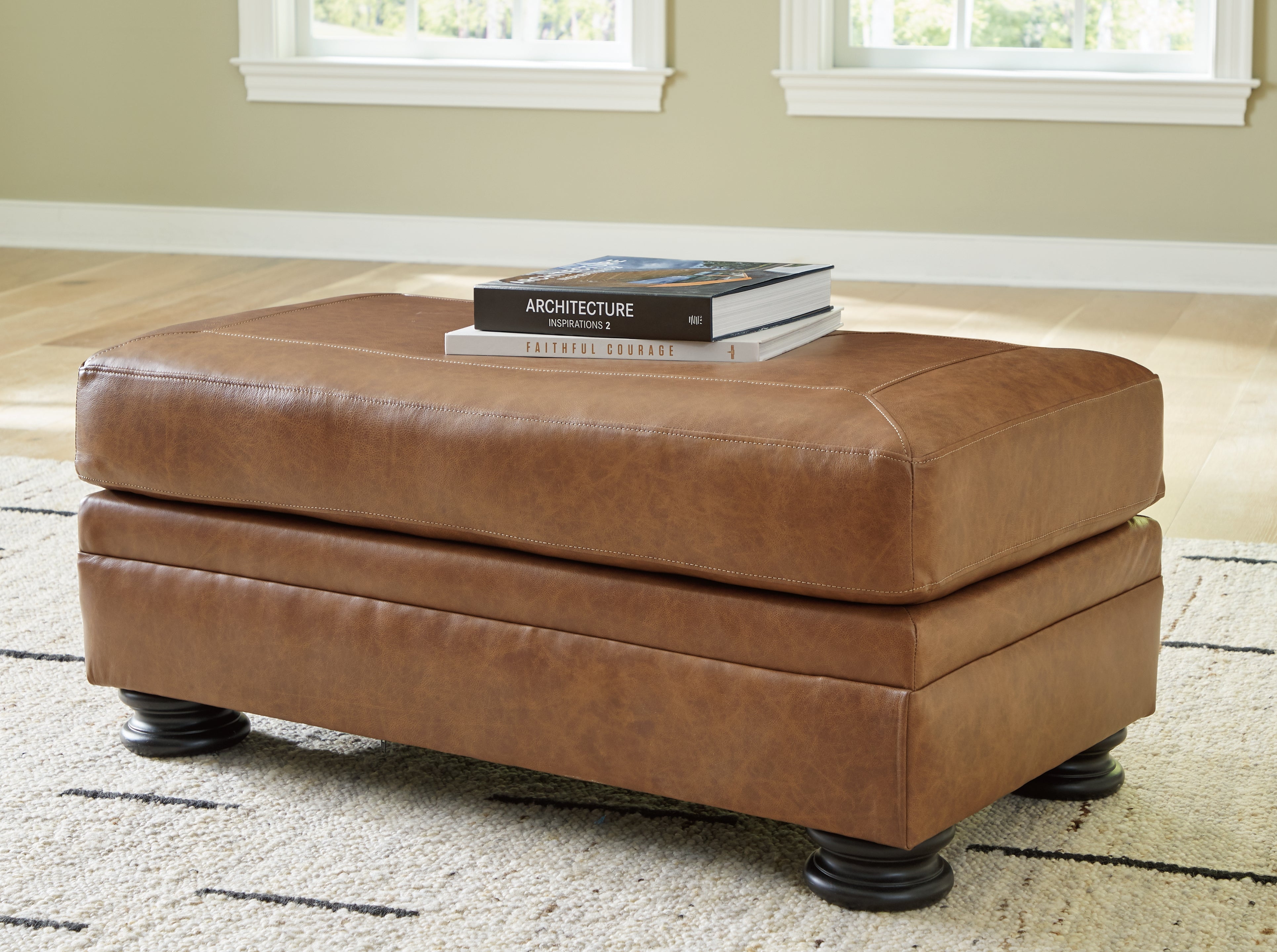A2Z Furniture - Ashley Furniture - Carianna Living Room - Ottoman / Caramel - 5760414