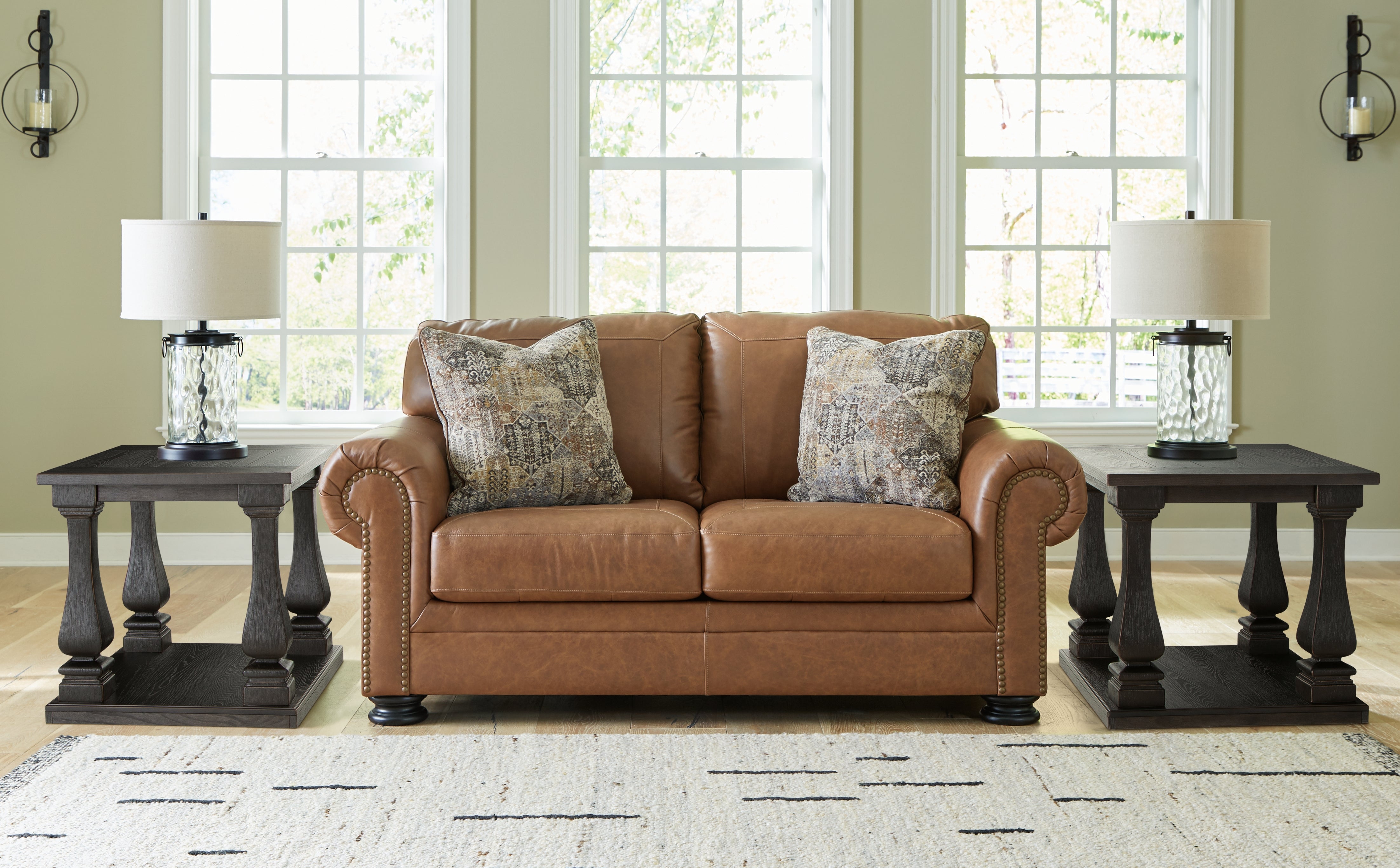 A2Z Furniture - Ashley Furniture - Carianna Living Room - Loveseat / Caramel - 5760435
