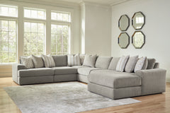 A2Z Furniture - Ashley Furniture - Avaliyah Sectional - RAF 7-Piece Sectional / Ash - 58103S8